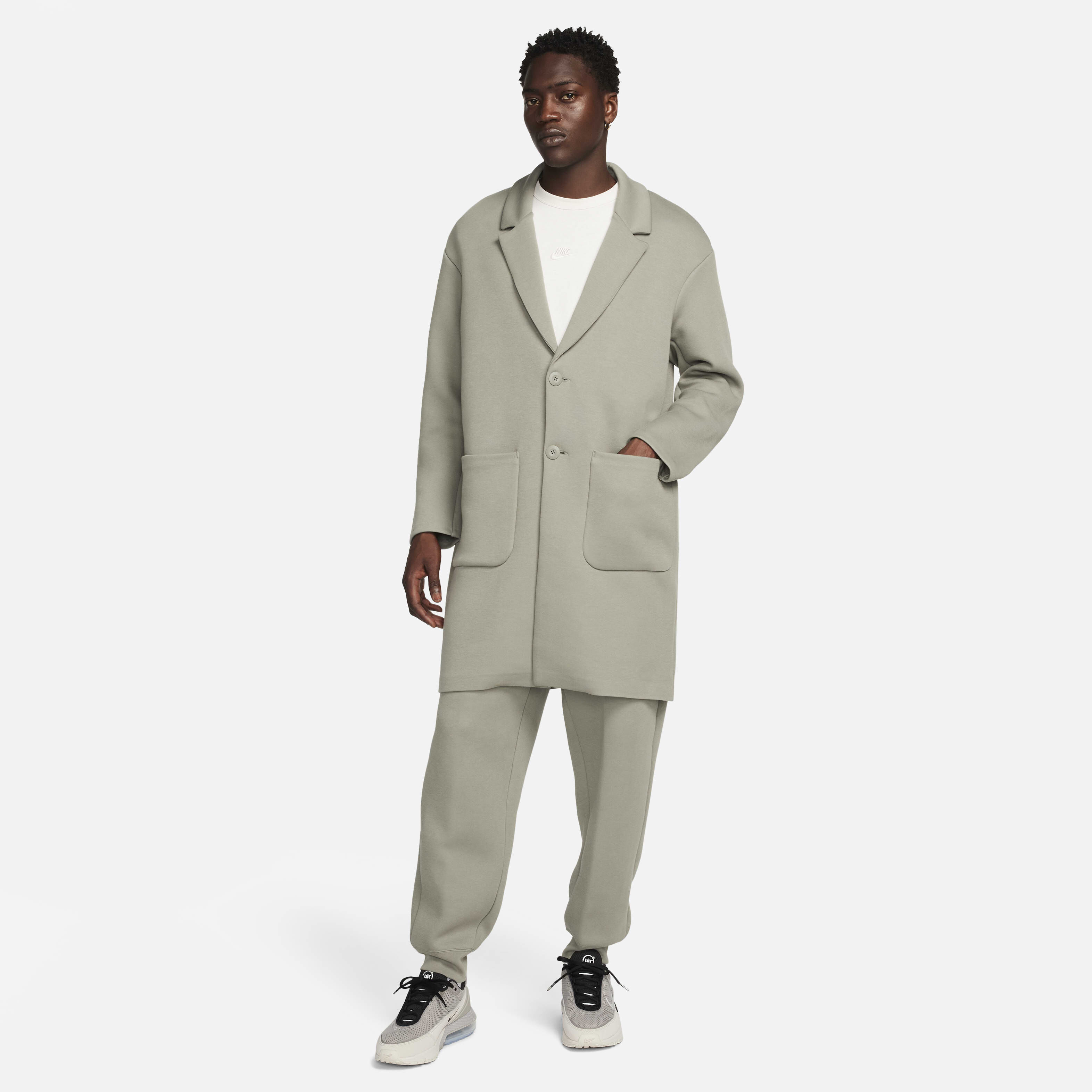 商品画像：Nike Sportswear Tech Fleece Trench Jacket Black Men's - FW23 1