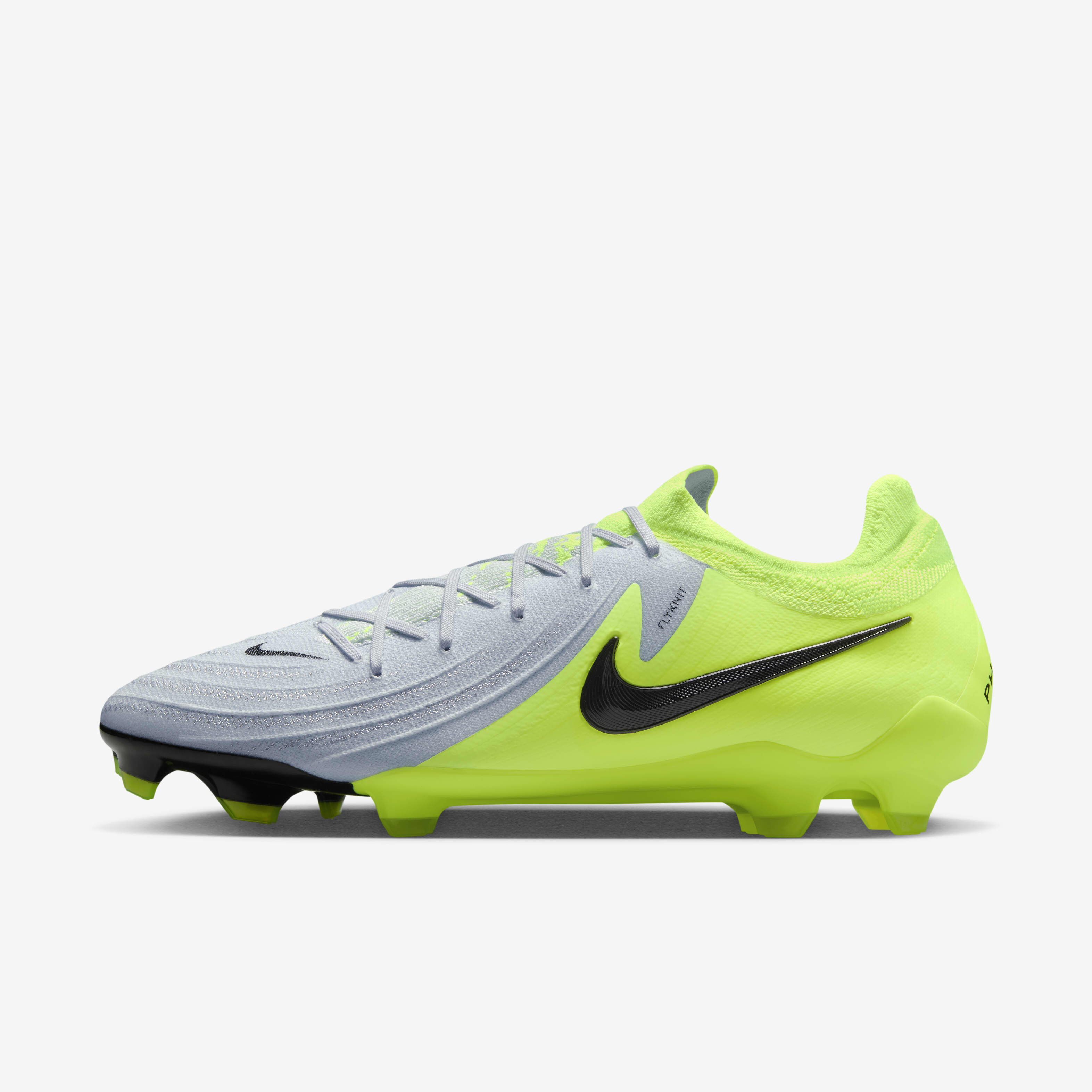 Buy Nike Phantom GX 2 Pro FG Low Top Football Boot Metallic Silver Volt Black Nike Kuwait Official