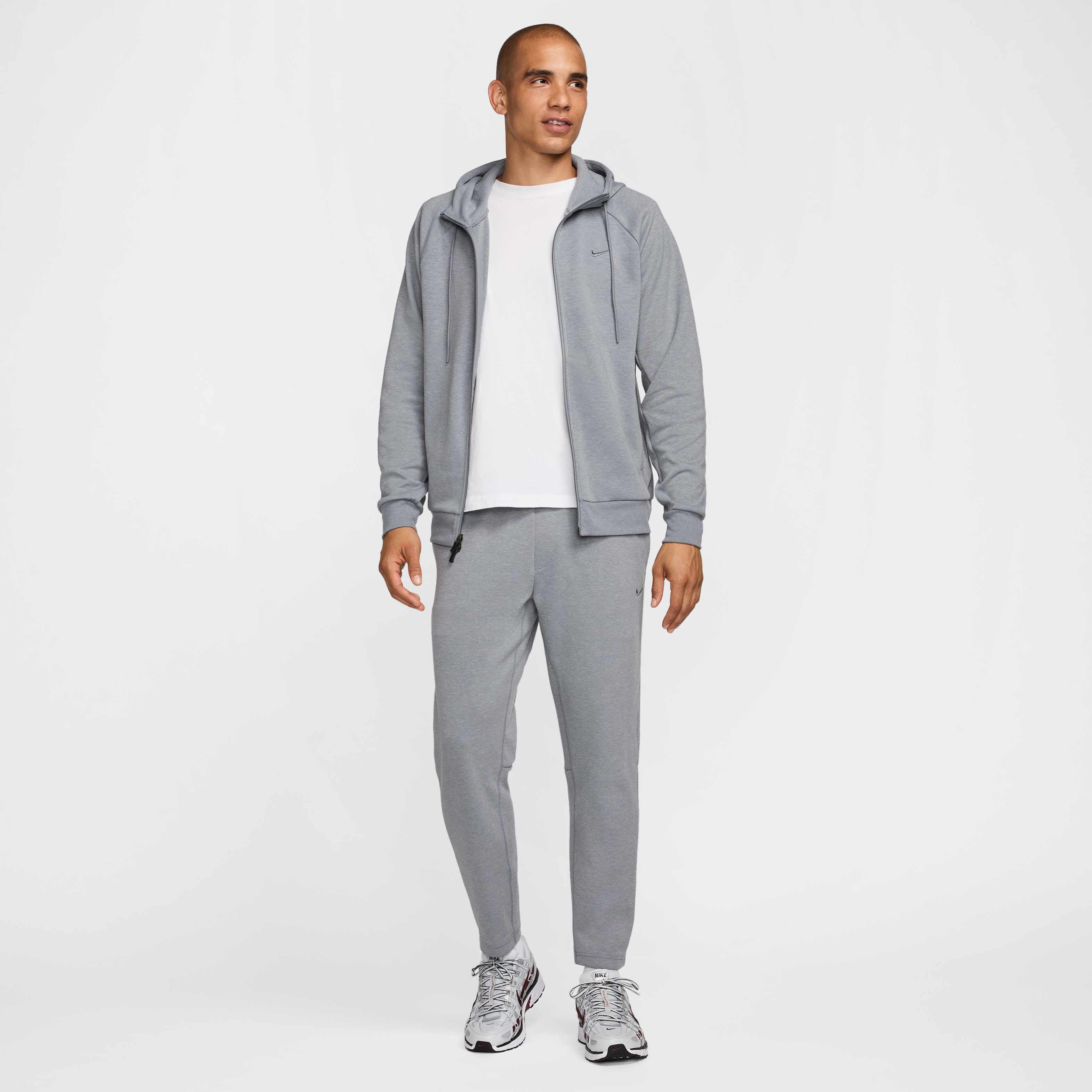 Buy Nike Primary Fleece Men's Dri-FIT UV Full-Zip Performance Hoodie - Cool  Grey/Heather/Cool Grey | Nike Kuwait Official