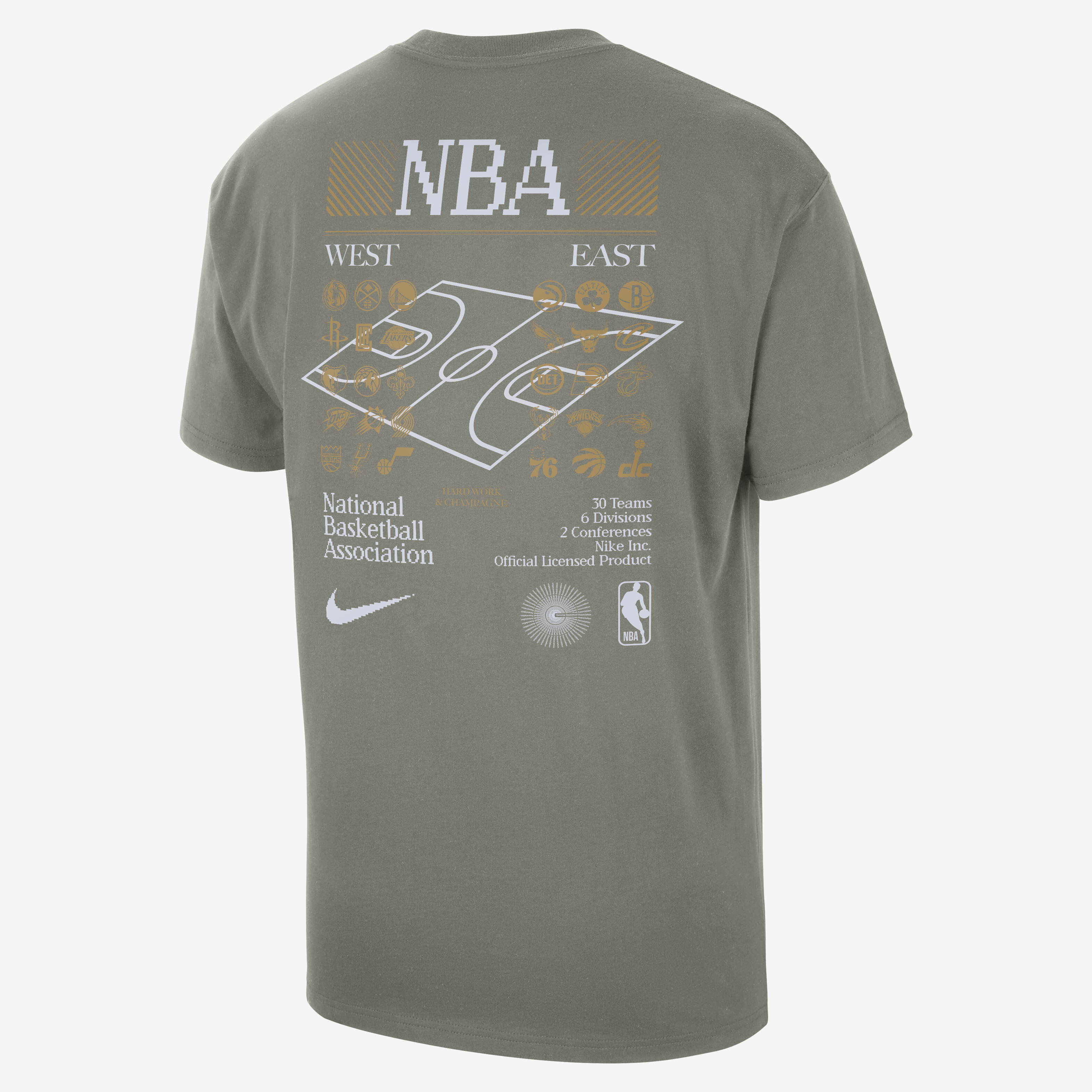 Buy Team 31 Men's Nike NBA Max90 T-Shirt - Dark Stucco @ Nike Kuwait