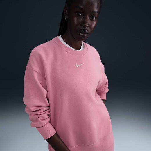 Women's Sweatshirts-Nike, Nike Sportswear Phoenix Fleece, Women's Oversized Crew-neck Sweatshirt