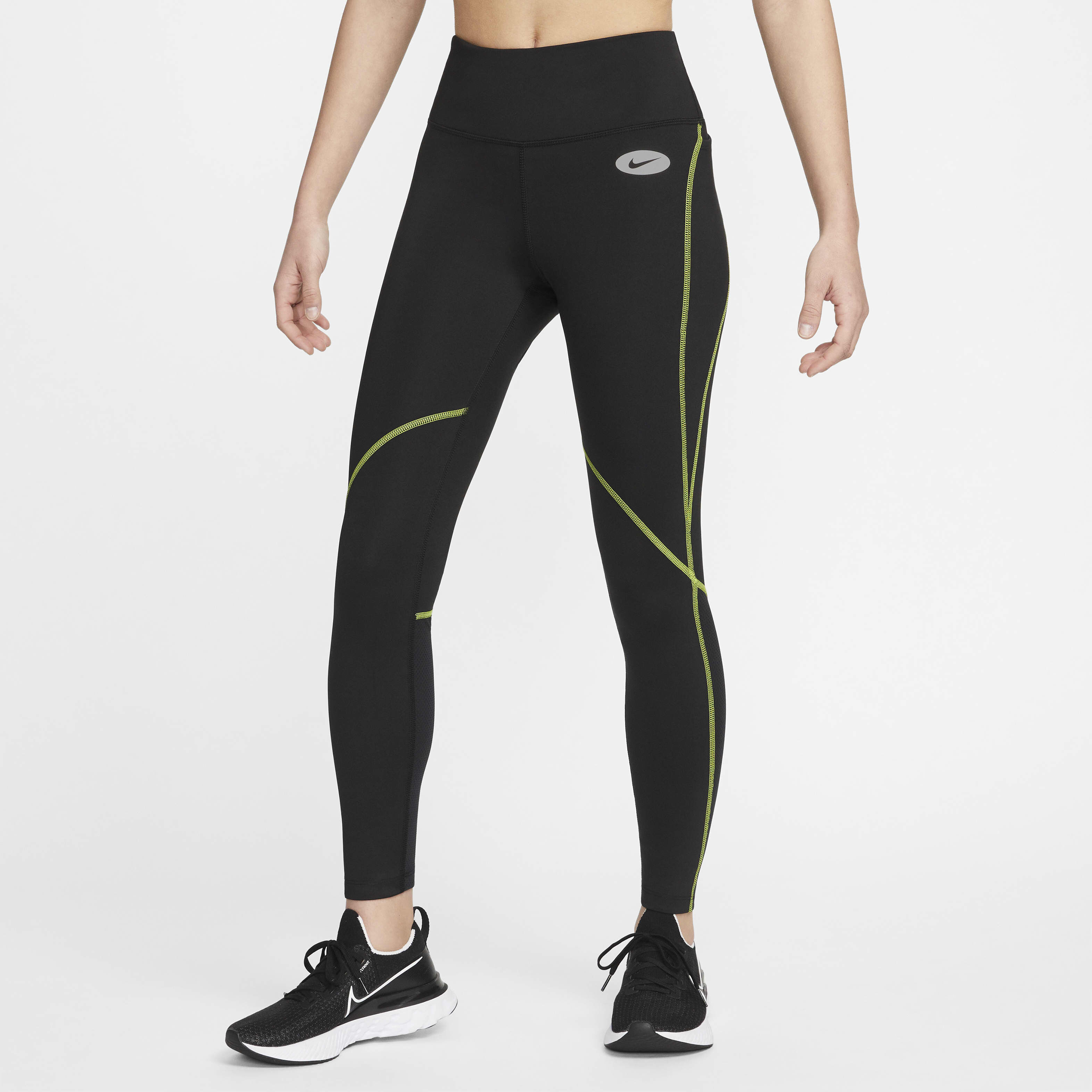 Buy Nike Icon Clash Women's Mid-Rise Running Leggings Black