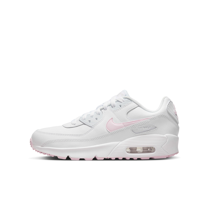 Buy Nike Air Max 90 LTR Older Kids' Shoes White/White/White/Pink