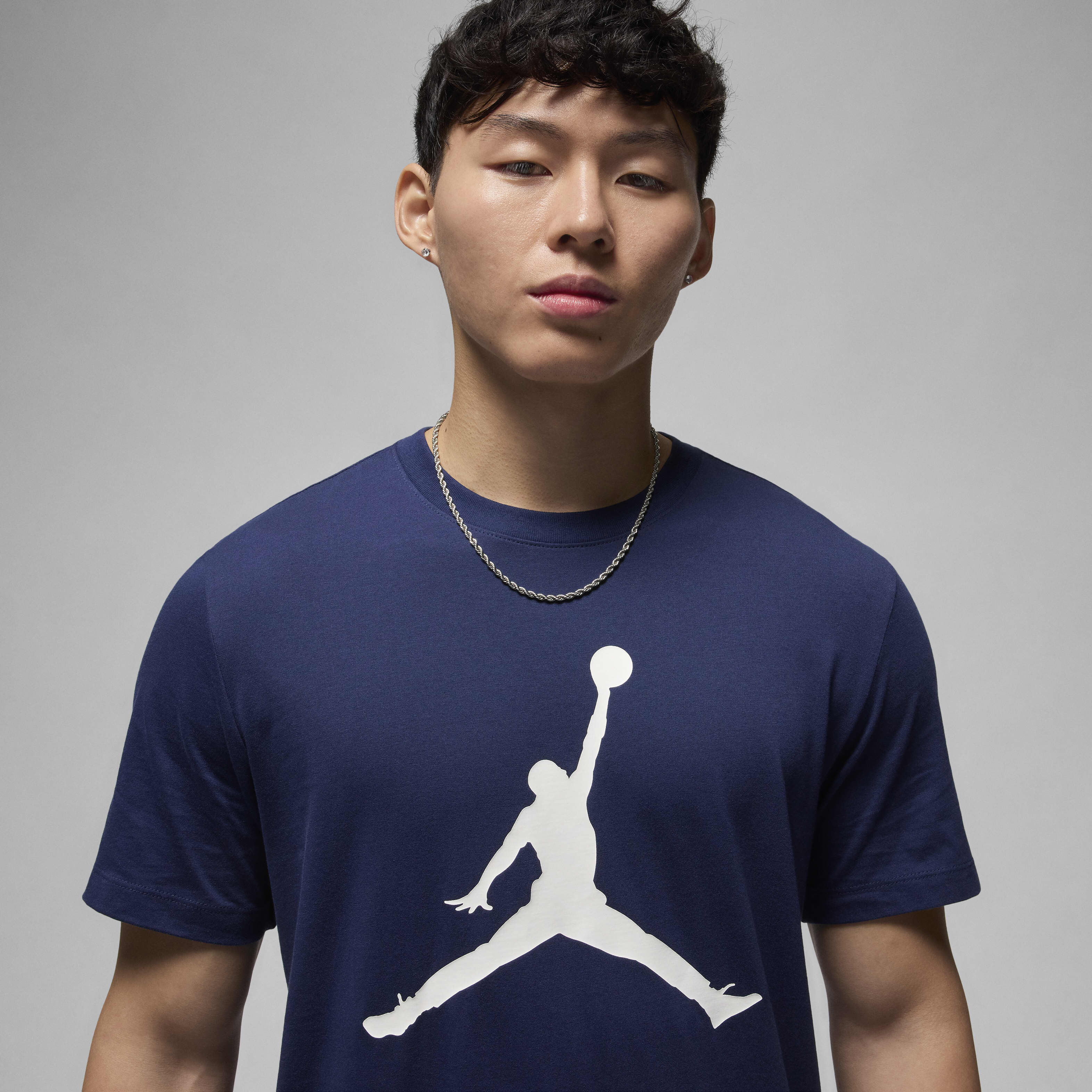 ★Nike★ Jordan Jumpman Short Sleeve T-Shirt M Midnight Navy Air Jordan Jumpman Short-Sleeve T-Shirt 'Midnight Navy