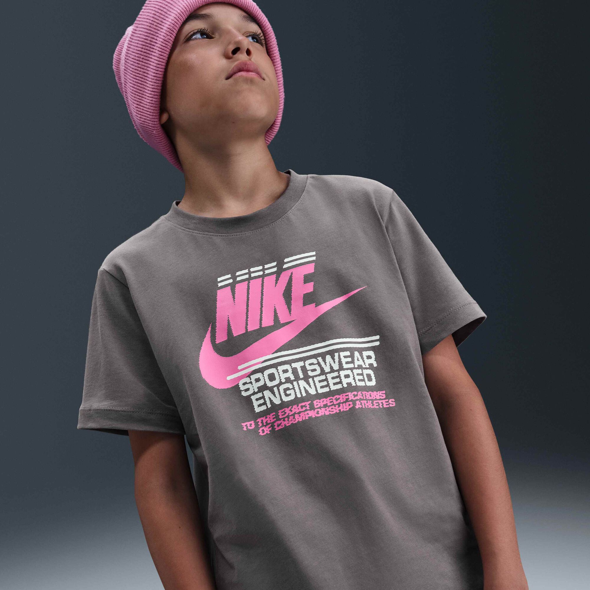 Buy Nike Sportswear Older Kids' T-Shirt Cave Stone Nike Kuwait