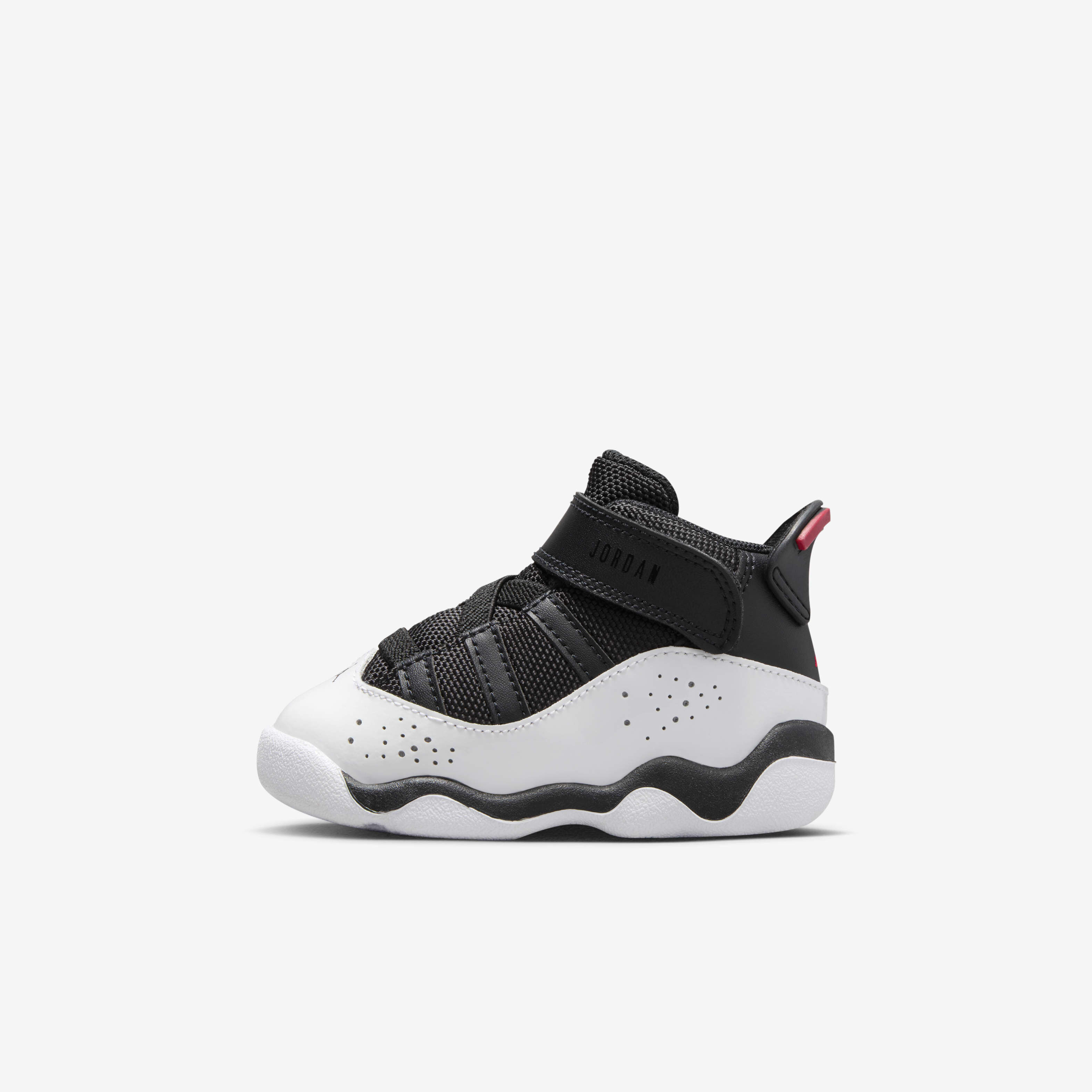Buy Jordan 6 Rings Baby Toddler Shoes Black White University Red Nike Kuwait Official