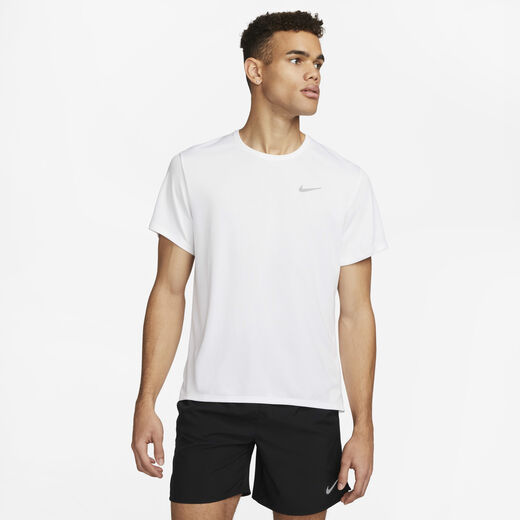 Your Invincible Look - T-Shirts & Tops-Nike, Nike Miler, Men's Dri-FIT UV Short-Sleeve Running Top