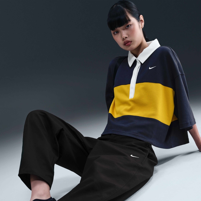 Buy Nike Sportswear Women's Barrel Trousers - Black/Sail | Nike Kuwait ...