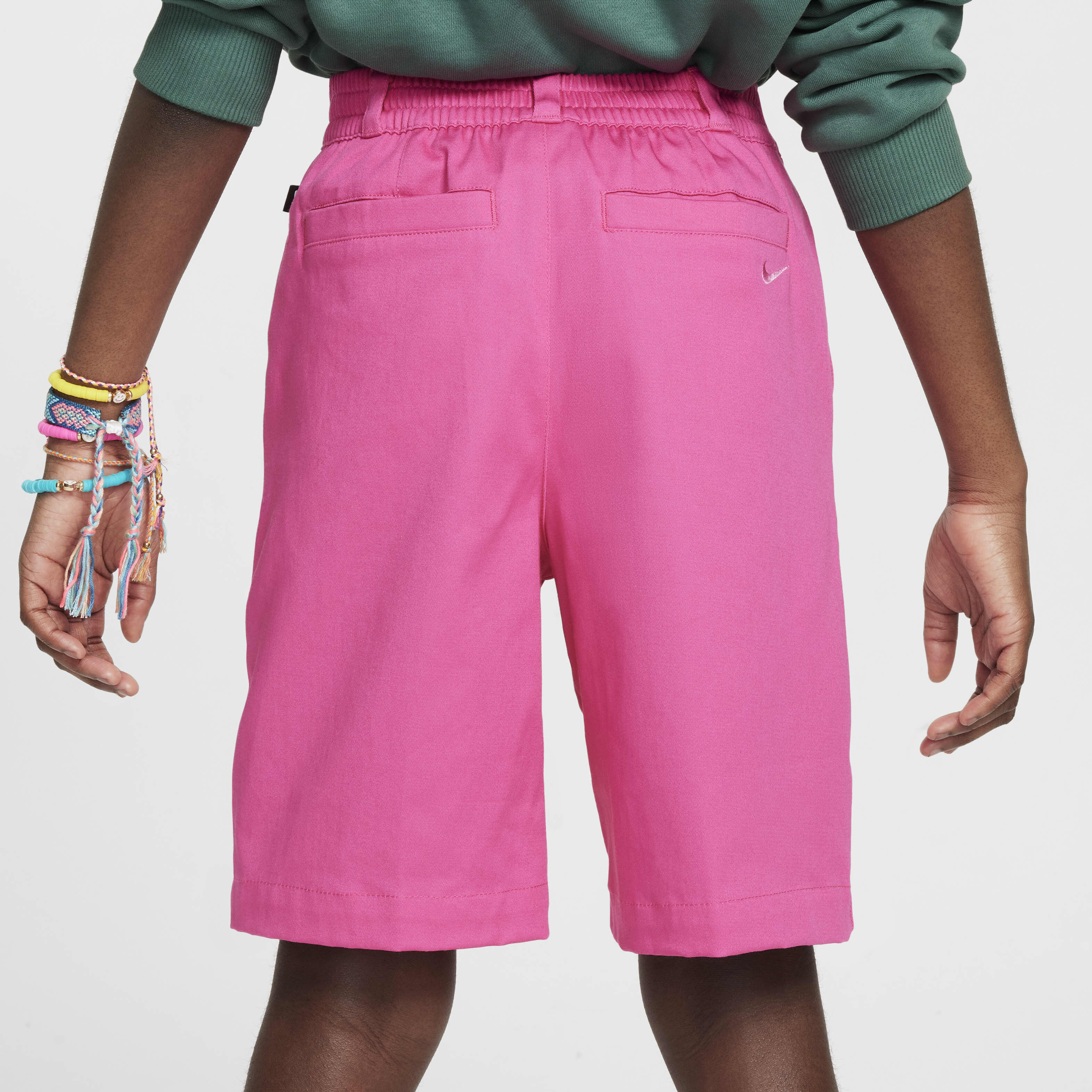 Buy Nike SB Older Kids Chino Skate Shorts Alchemy Pink Playful Pink Nike Kuwait Official