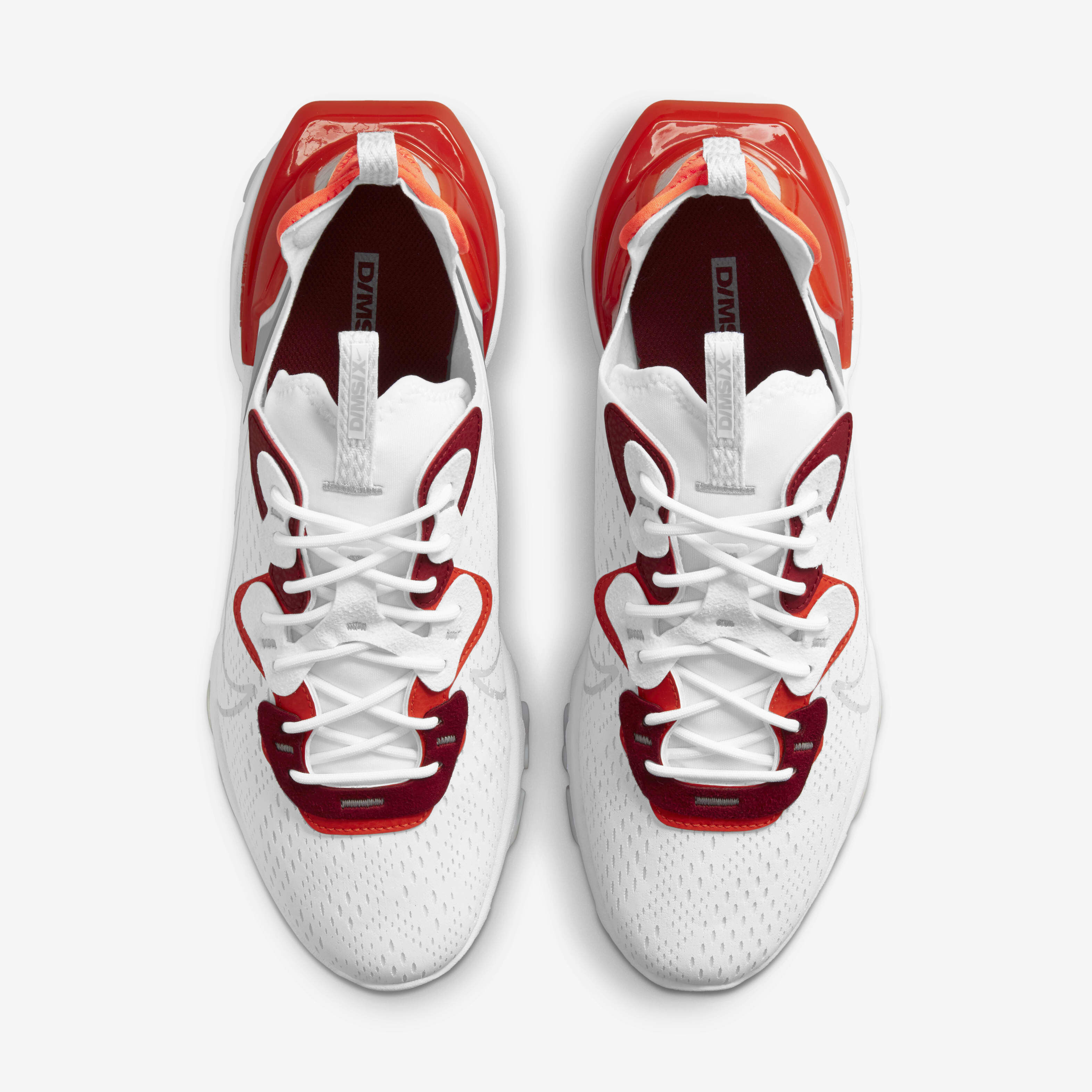 Nike react element white red sales