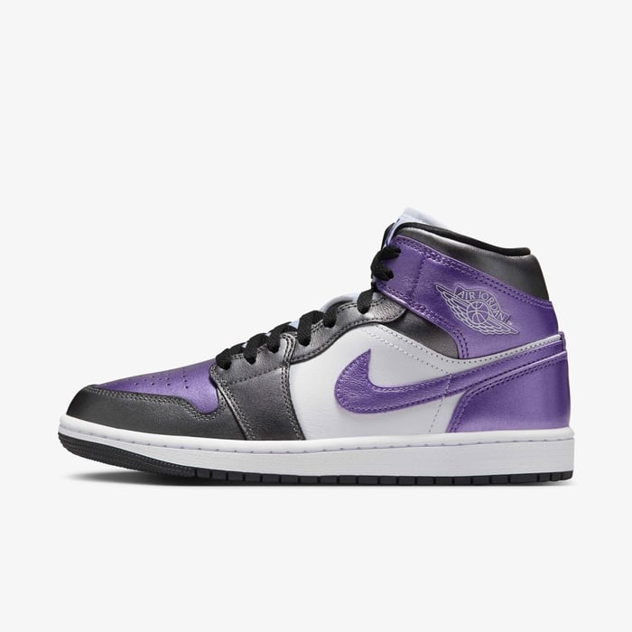 Buy Air Jordan Mid SE Women's Shoes White/Black/Grape Ice