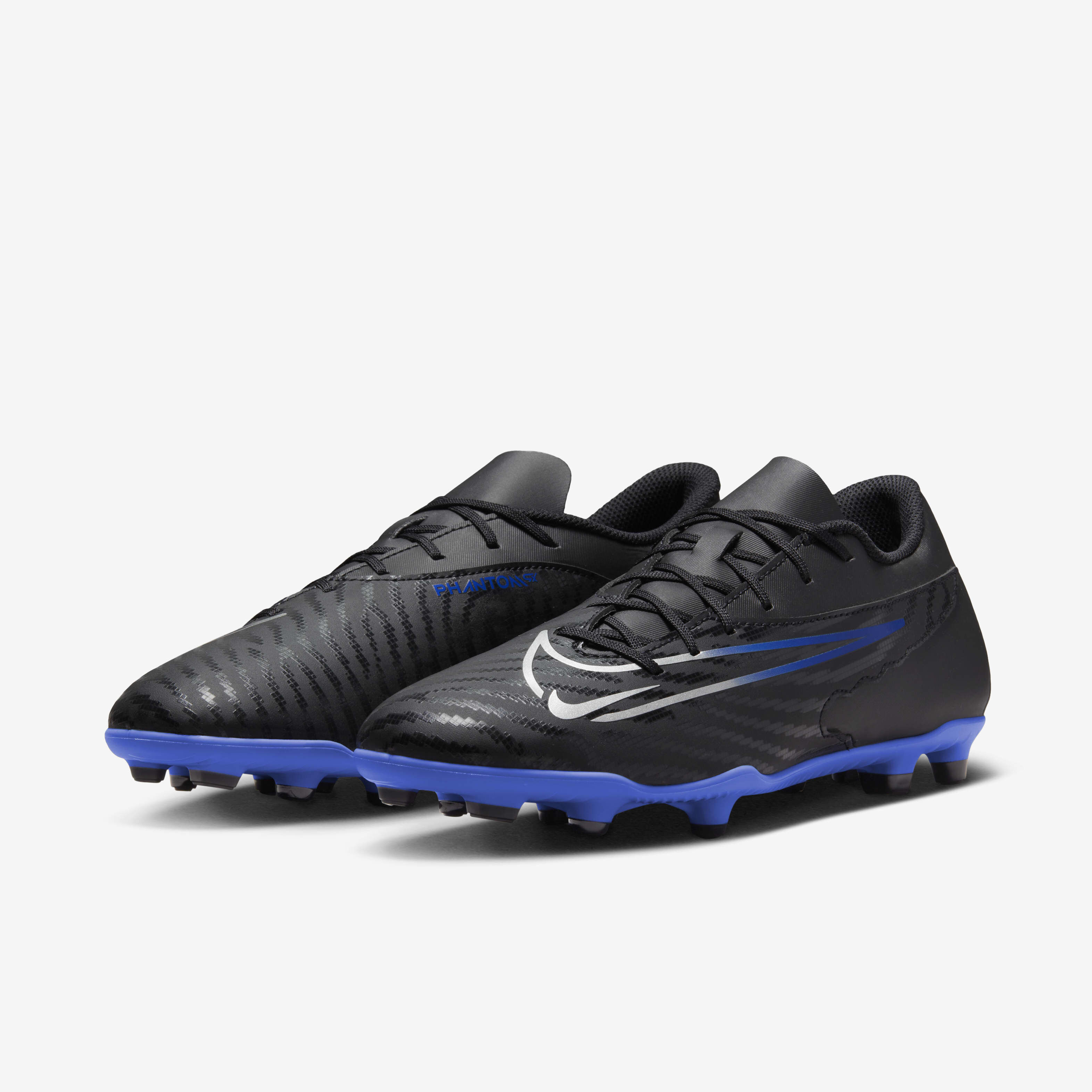 Buy Nike Phantom GX Club Multi Ground Low Top Football Boot Black Hyper Royal Chrome Nike Kuwait Official