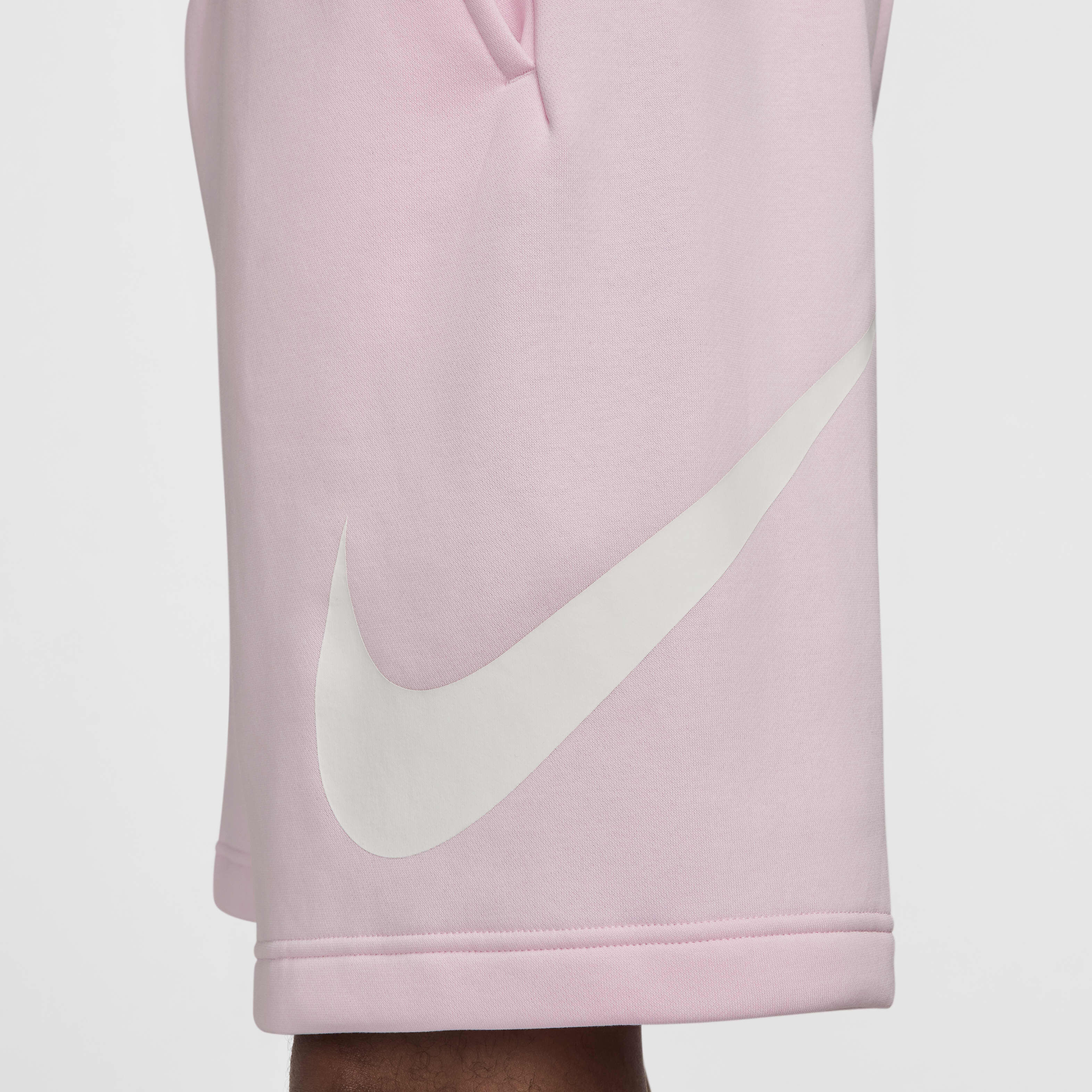 Buy Nike Sportswear Club Men's Graphic Shorts Pink Foam/White