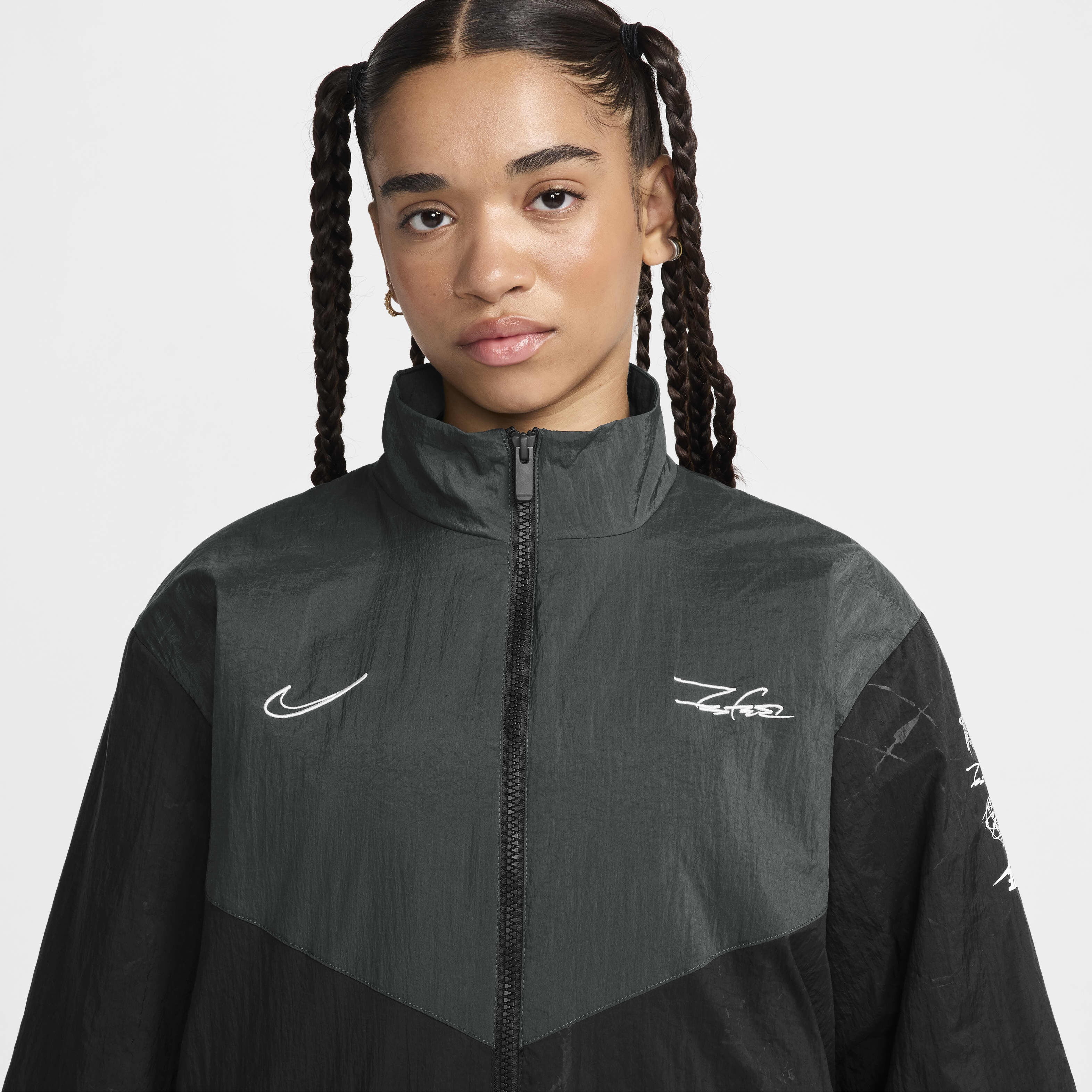 Nike sportswear windrunner women's woven windbreaker discount