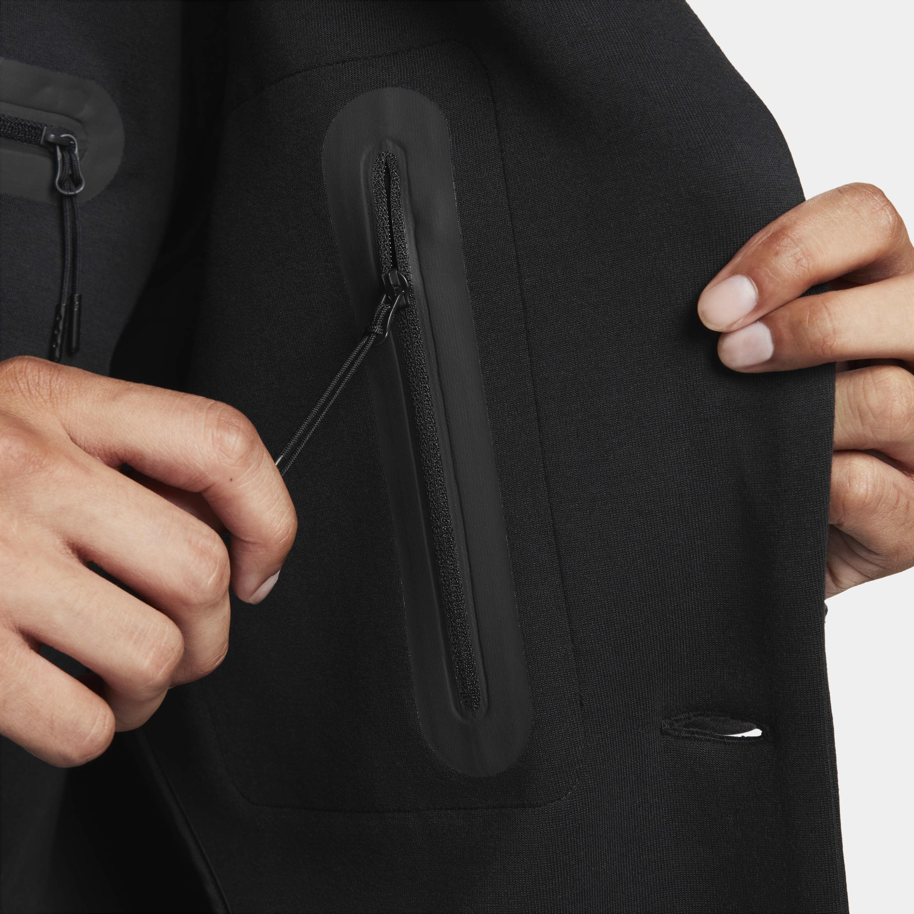 Buy Nike Sportswear Tech Fleece Re Imagined Men s Loose Fit Trench Coat Black Black Nike Kuwait Official