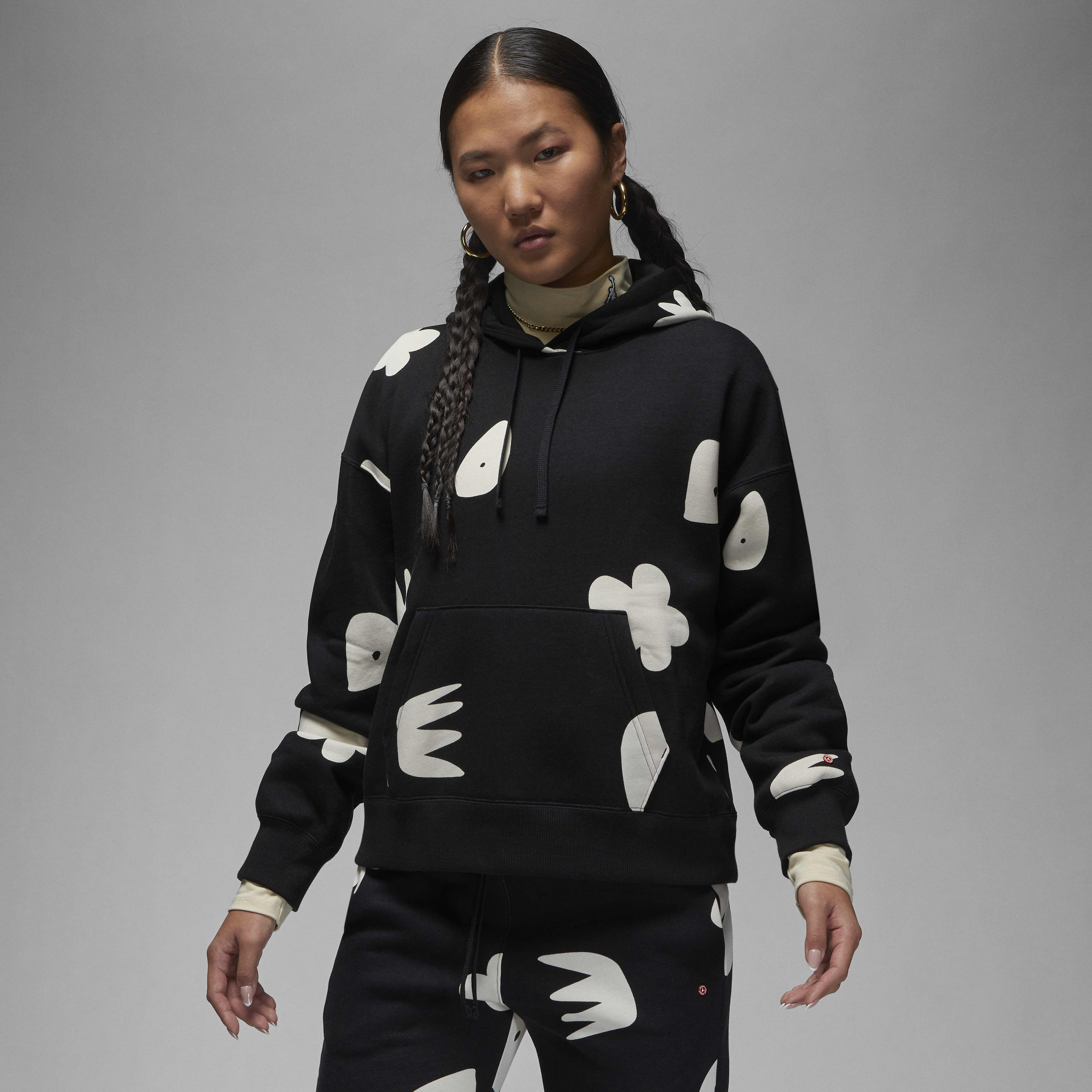 Buy Jordan Artist Series by Mia Lee Women s Fleece Hoodie Nike Kuwait Official