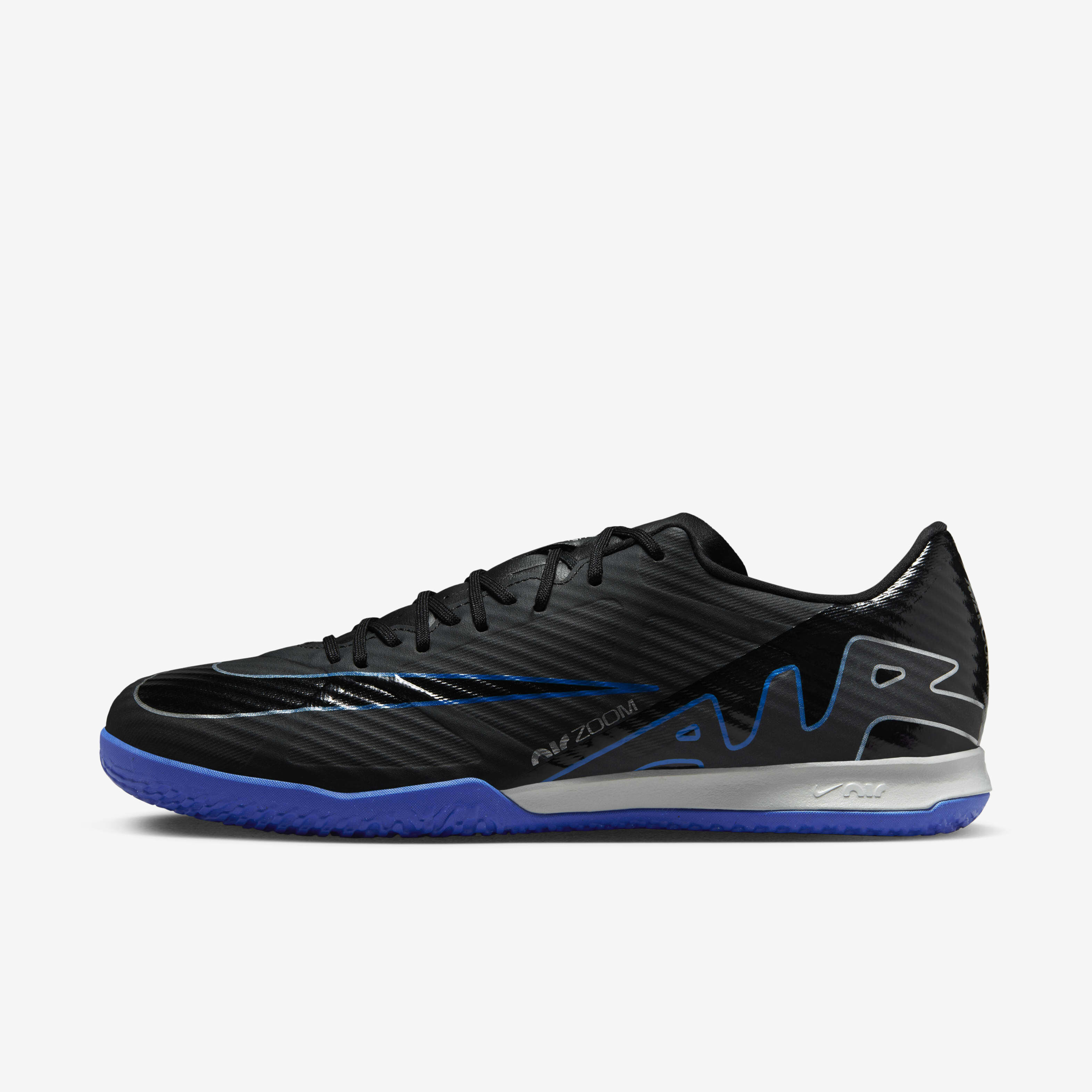 Buy Nike Mercurial Vapor 15 Academy Indoor Court Low Top Football Shoes Black Hyper Royal Chrome Nike Kuwait Official