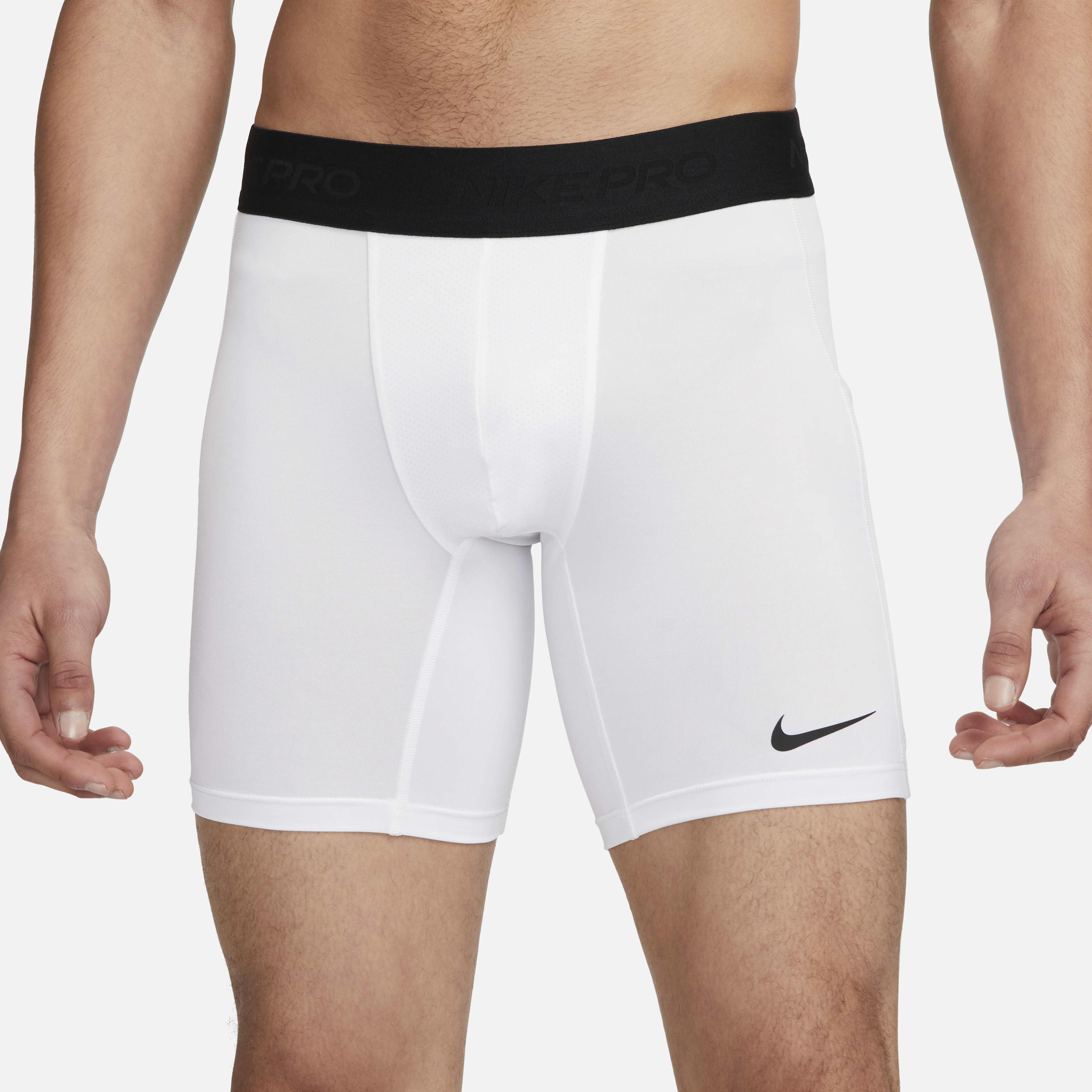 Buy Nike Pro Men s Dri FIT Fitness Shorts White Black Nike Kuwait Official
