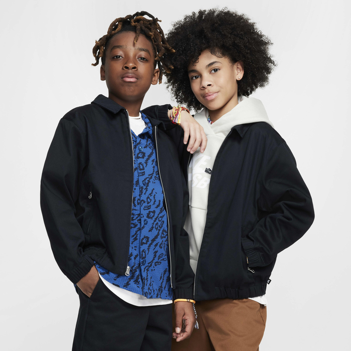 Buy Nike SB Older Kids' Skate Coaches Jacket Black/Anthracite