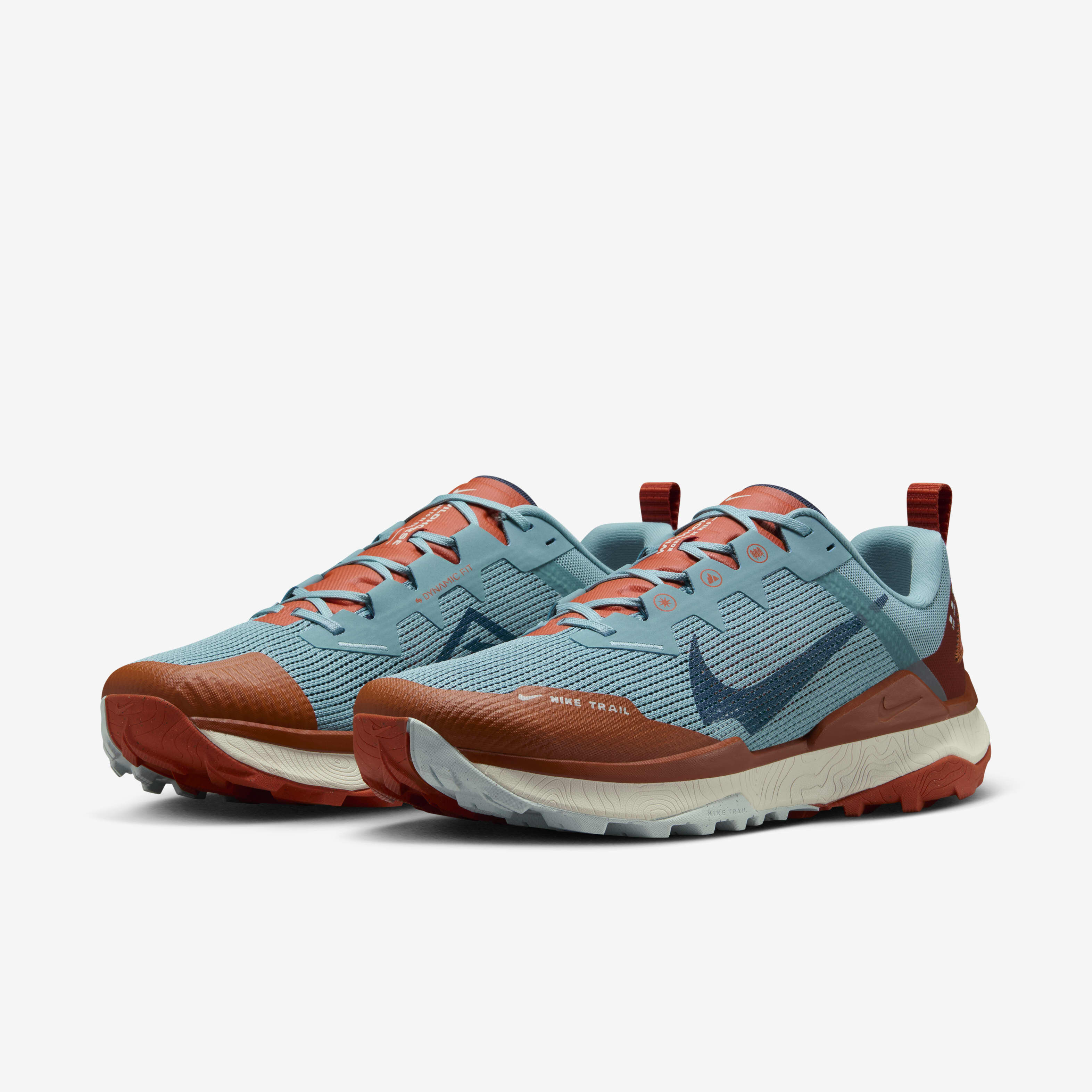 Nike men's air zoom pegasus 36 trail running shoes - teal/red store