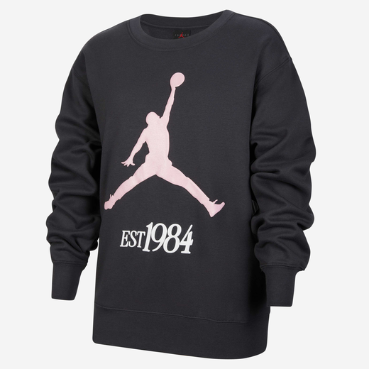 Jordan Hoodies & Sweatshirts-Nike, Jordan Jumpman Club, Older Kids' Pleated Fleece Crew