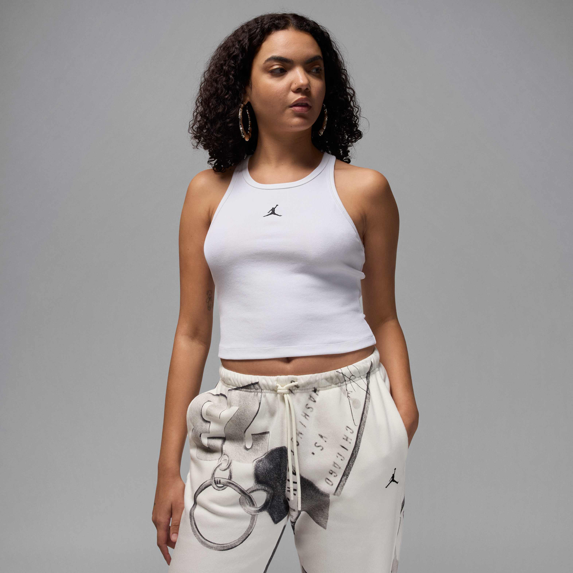 ★Nike★ Jordan Essential Tank W White Black HF9475100 HF947 Buy Jordan Essentials Women's Tank Top - White/Black | Nike