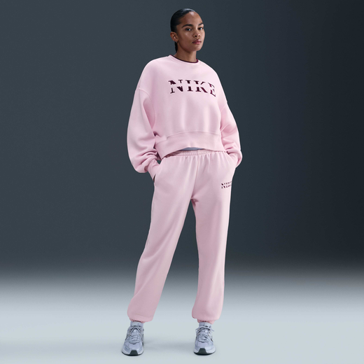 Women's Tracksuit Bottoms-Nike, Nike Sportswear Phoenix Fleece, Women's High-Waisted Tracksuit Bottoms