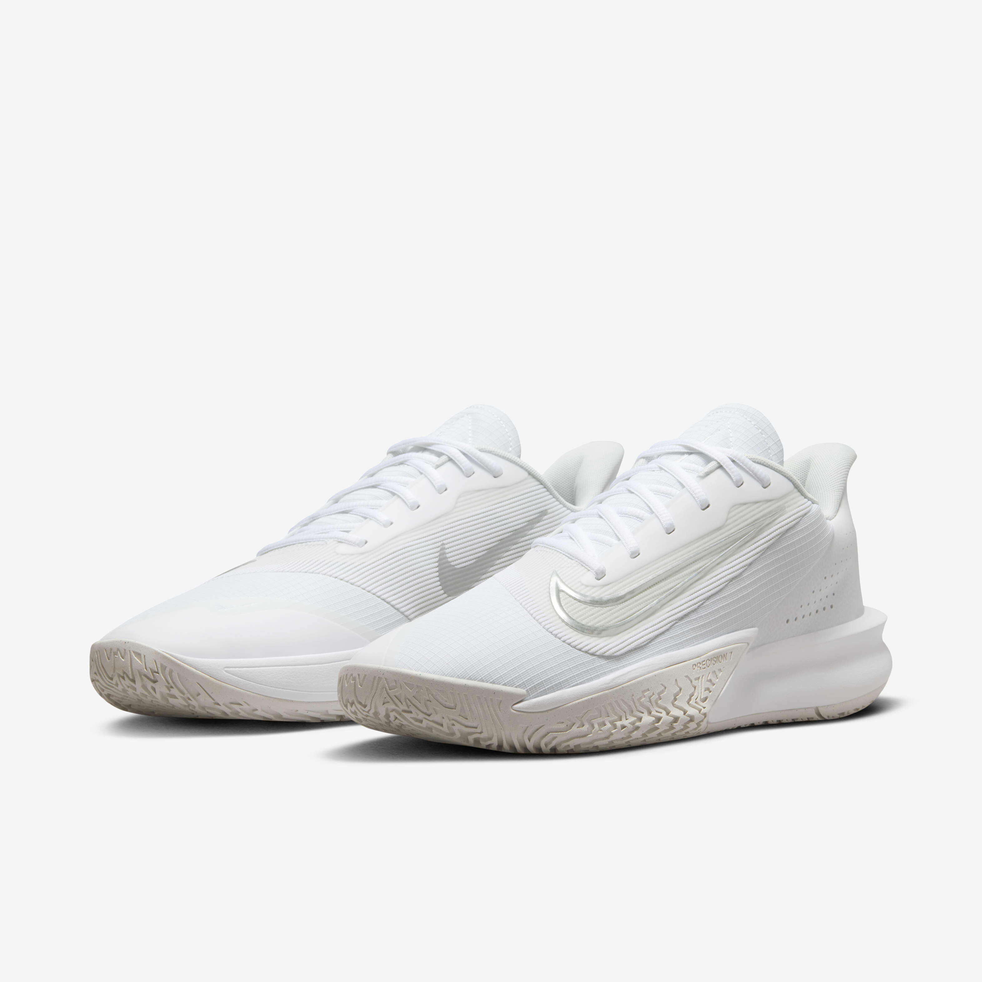 Nike air precision white basketball shoes new arrivals