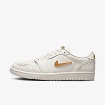 Jordan 1 Low Method of Make 'Sail & Metallic Gold'