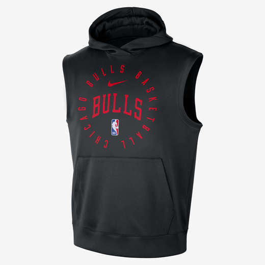 Men's Hoodies-Nike, Chicago Bulls Spotlight, Men's Nike Dri-FIT NBA Sleeveless Hoodie