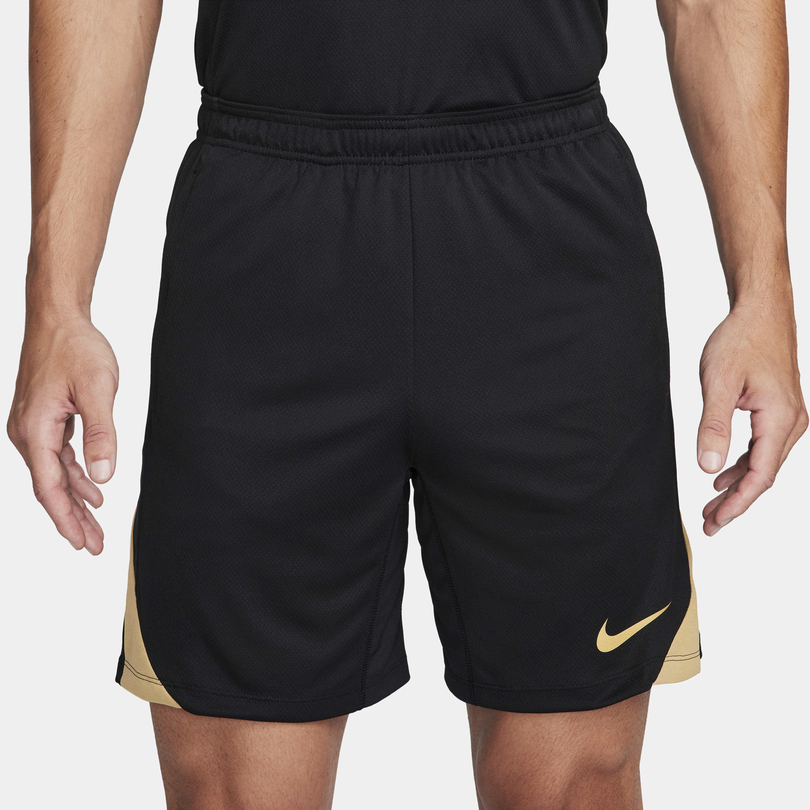 Nike black and gold shorts sales