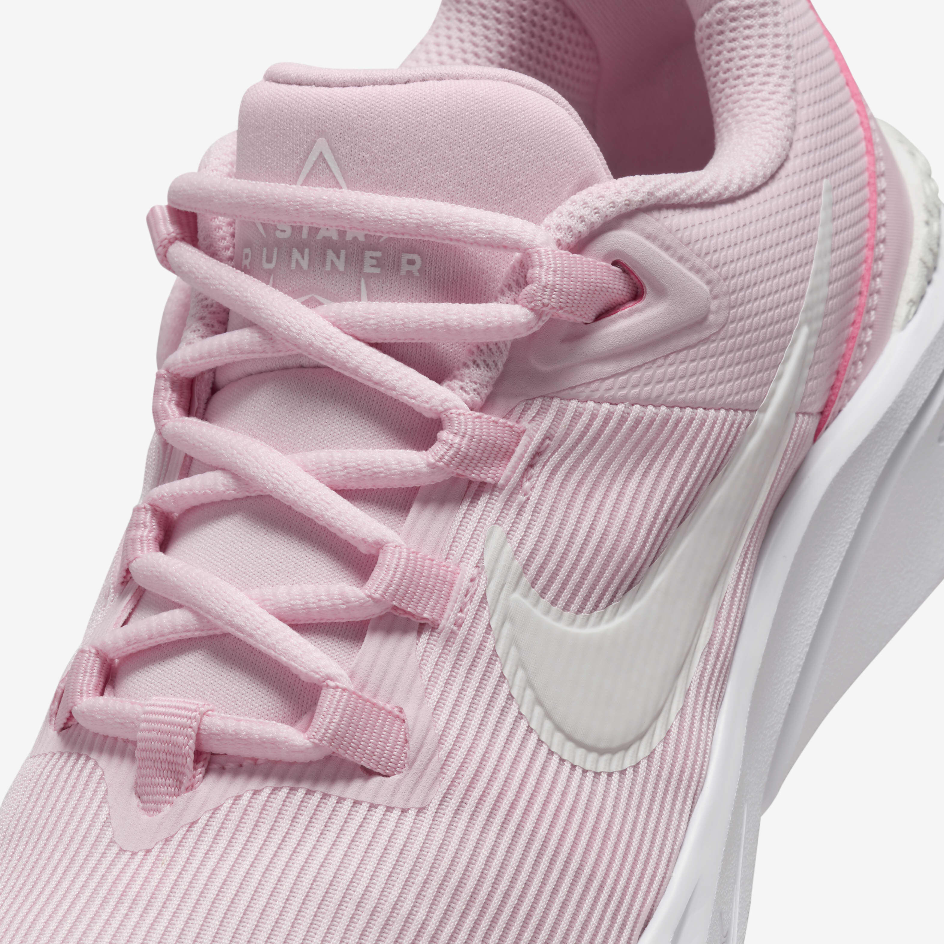 Buy Nike Star Runner 4 Older Kids Road Running Shoes Pink Foam White Summit White Nike Kuwait Official