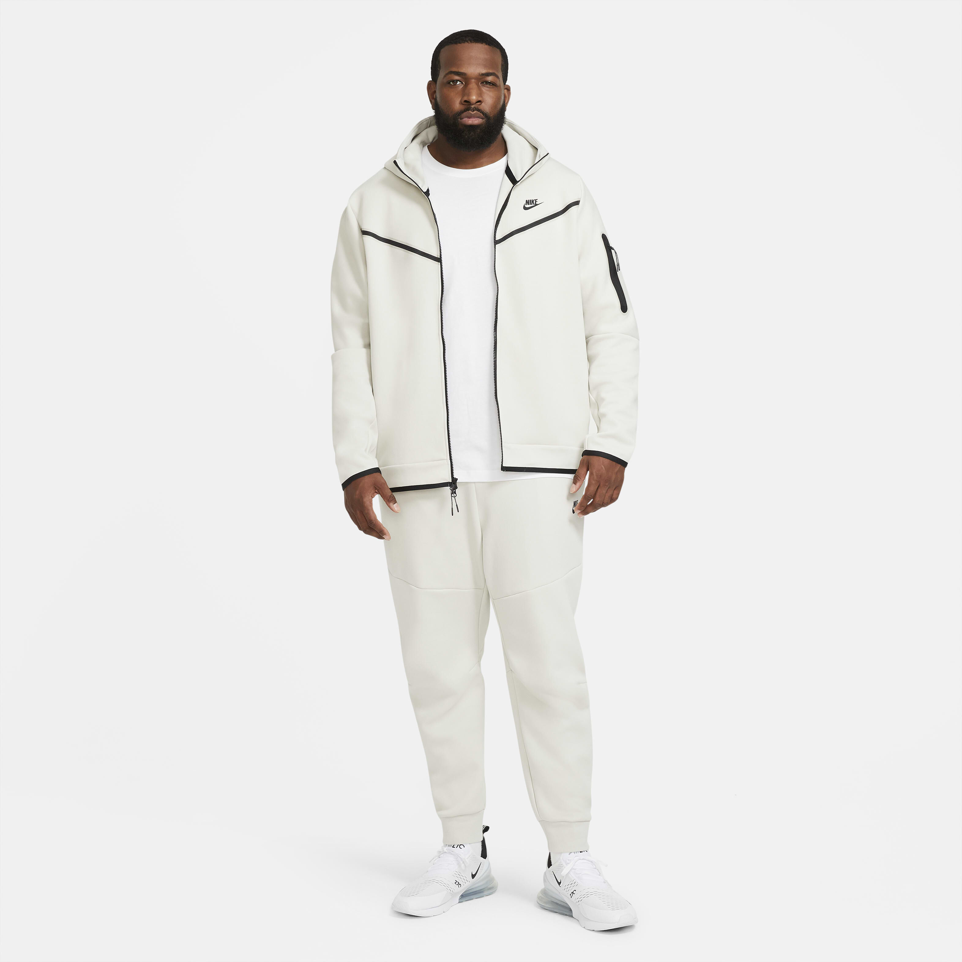 Buy Nike Sportswear Tech Fleece Men's Full-Zip Hoodie - Light Bone