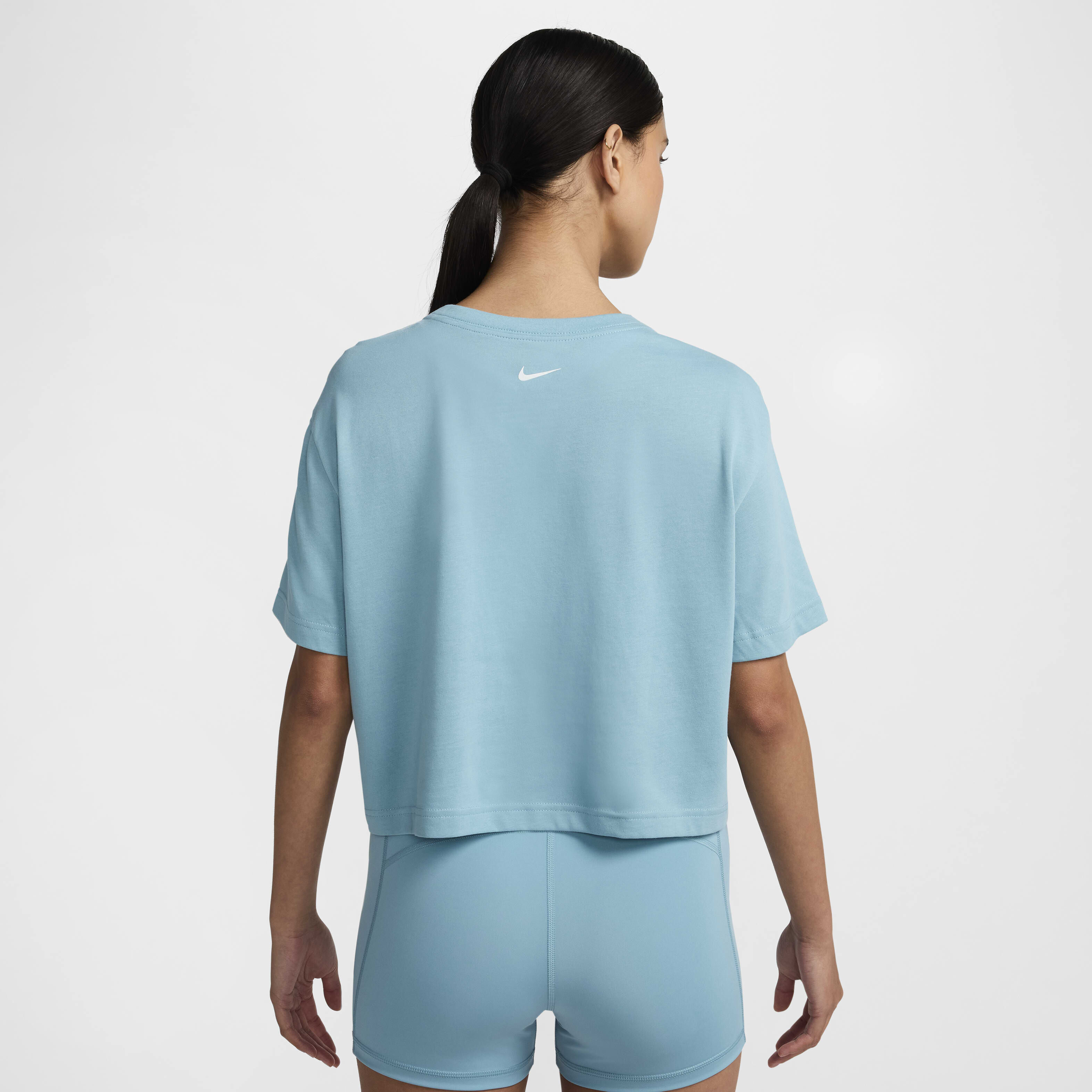 Buy Nike Pro Women's Short-Sleeve Cropped T-Shirt Denim