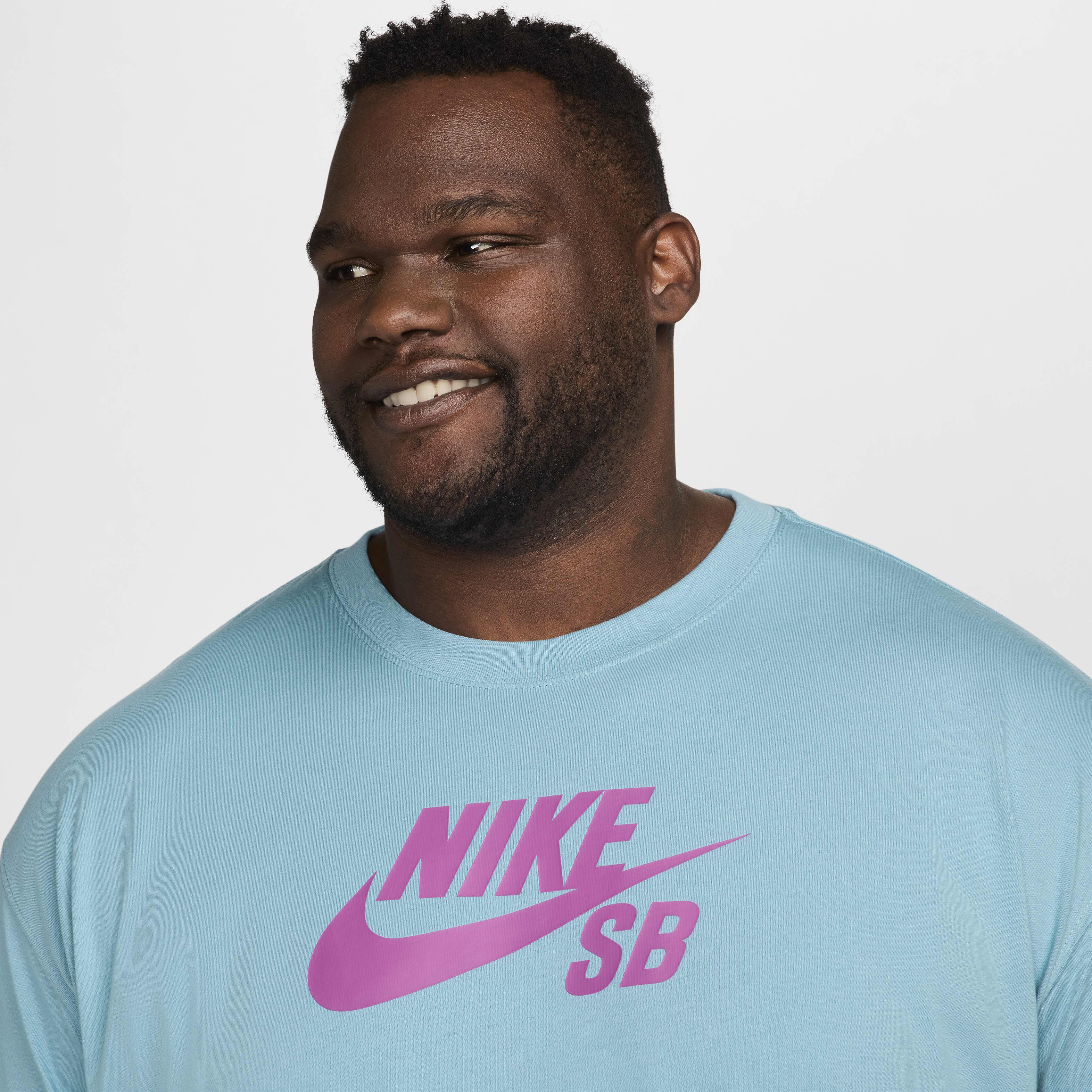 NIKE SB Tシャツ Buy Nike SB Logo Skate T-Shirt - Denim Turquoise @ Nike Kuwait