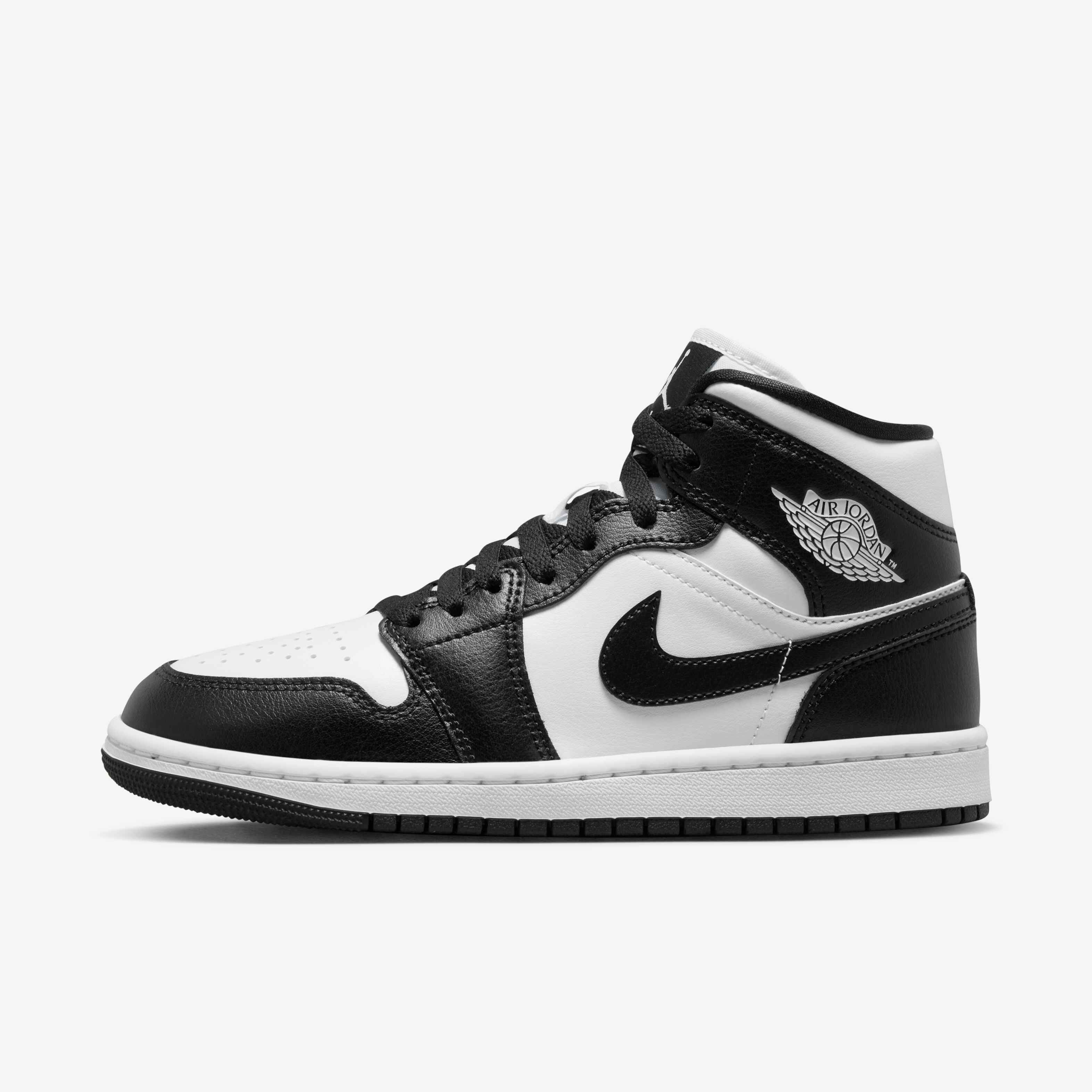 Buy Air Jordan Mid Women's Shoes White/White/Black Nike