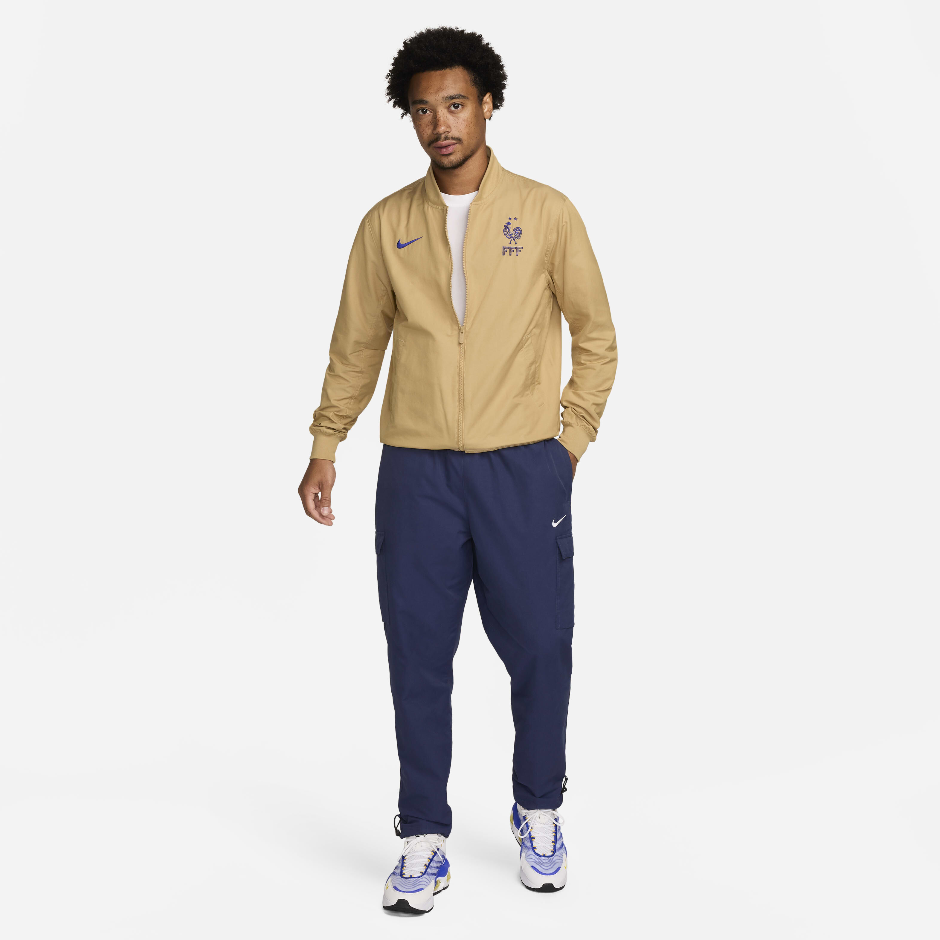 Buy FFF Sport Essentials Men s Nike Football Woven Bomber Jacket Nike Kuwait Official