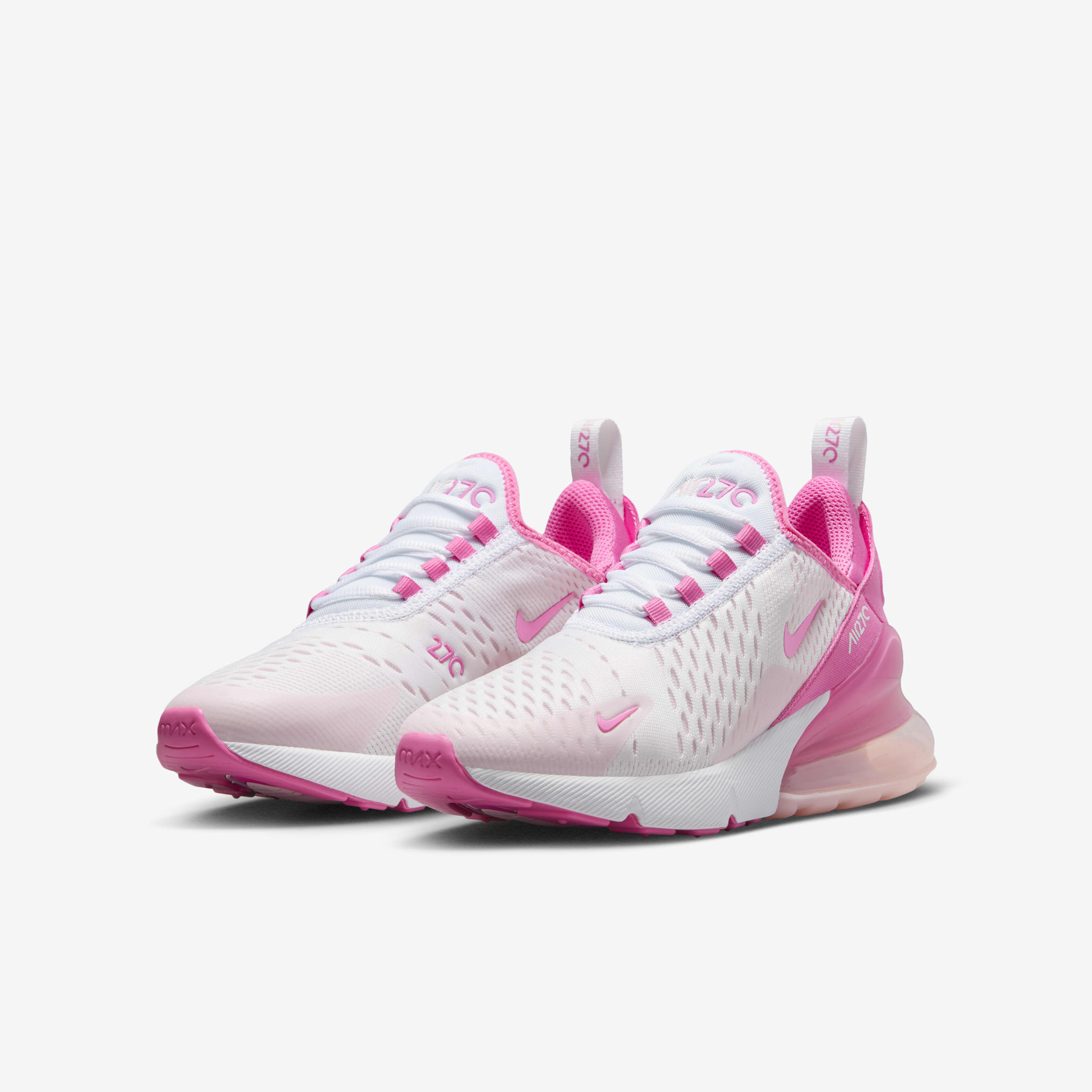 Buy Nike Air Max 270 Older Kids Shoes White Pink Foam Playful Pink Nike Kuwait Official