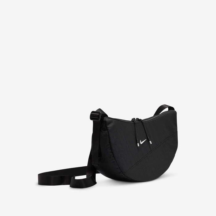 ◇Nike◇ Aura Crescent Crossbody Bag 4L BlackBlack Matt Silv Buy Nike Aura Crescent Cross-Body Bag (4L) - Black/Black