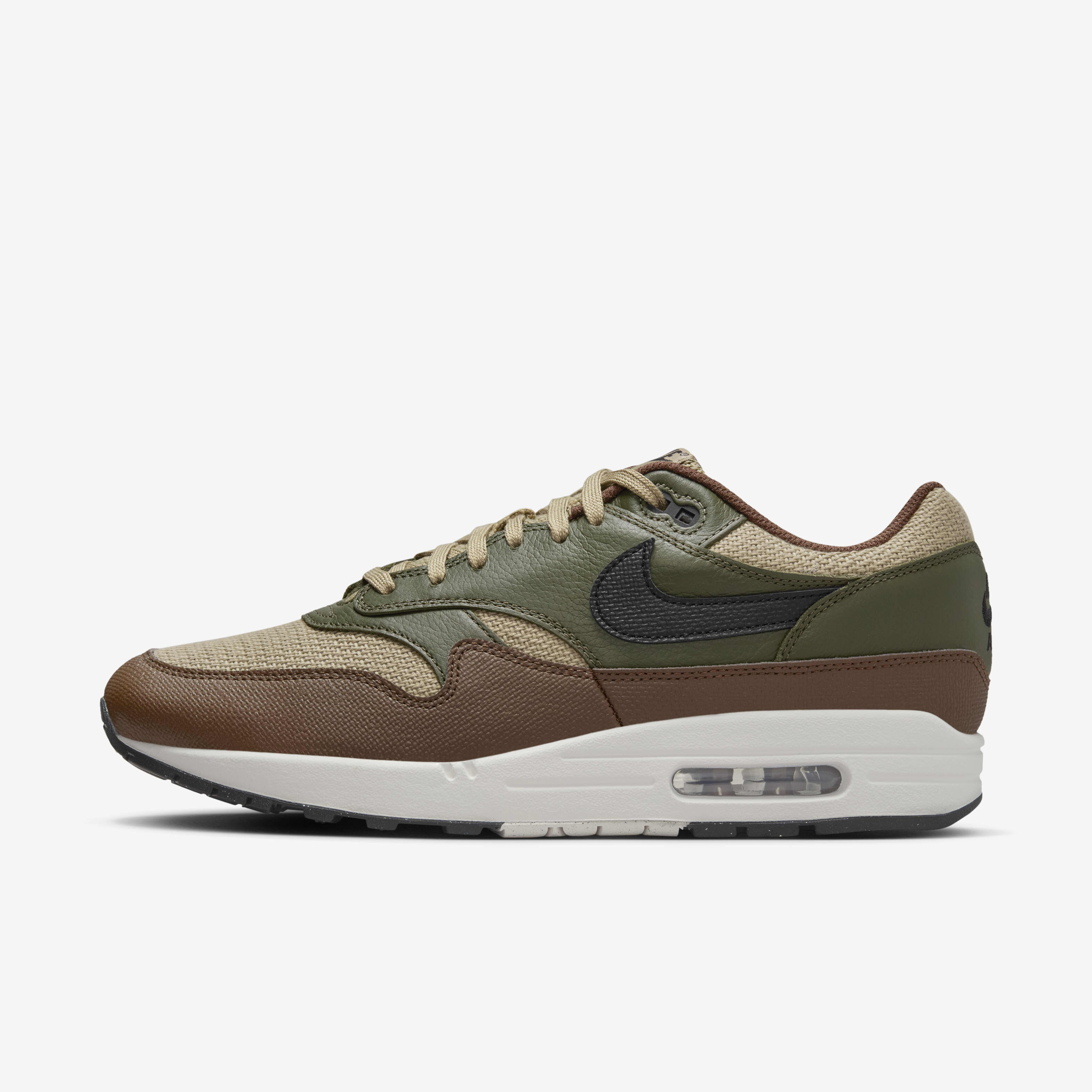 Olive canvas air max 1 deals