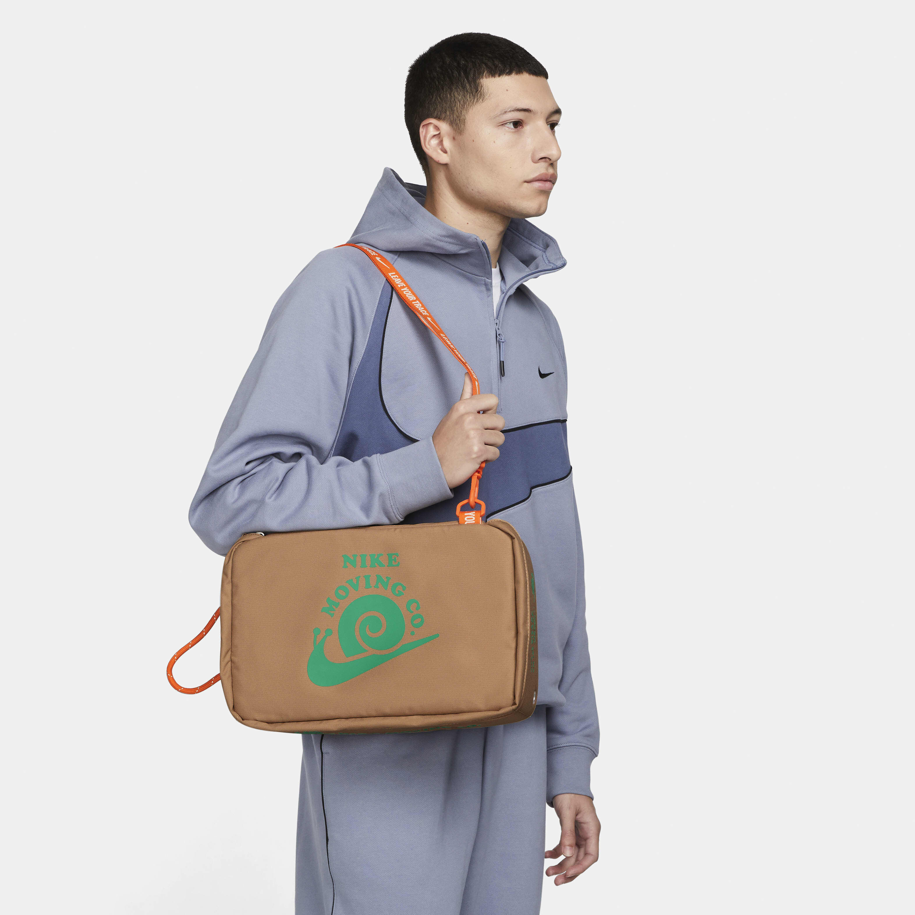 Buy Nike Shoe Box Bag (12L) - Hemp/Safety Orange/Stadium Green