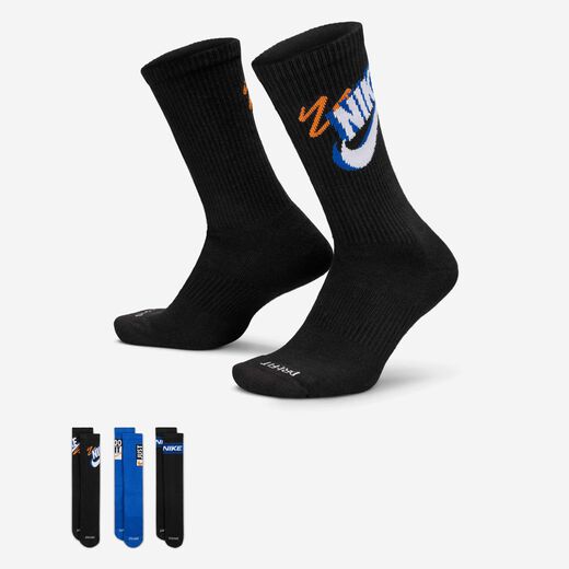 Men's Accessories & Equipment-Nike, Nike Everyday Plus, Crew Socks (3 Pairs)