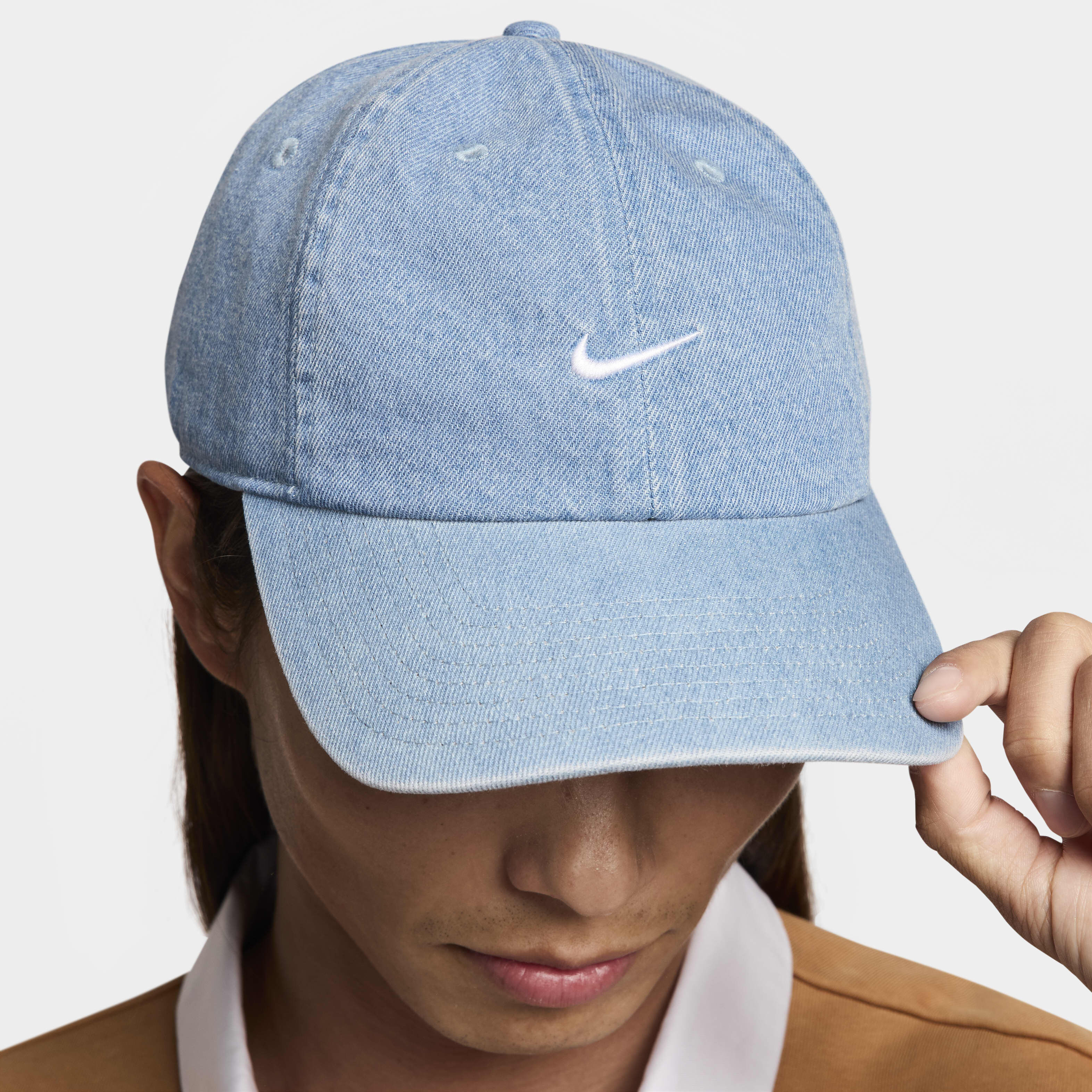 Light blue nike cap top