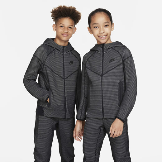 Hoodies & Sweatshirts-Nike, Nike Sportswear Tech Fleece, Older Kids' (Boys') Winterized Full-Zip Hoodie