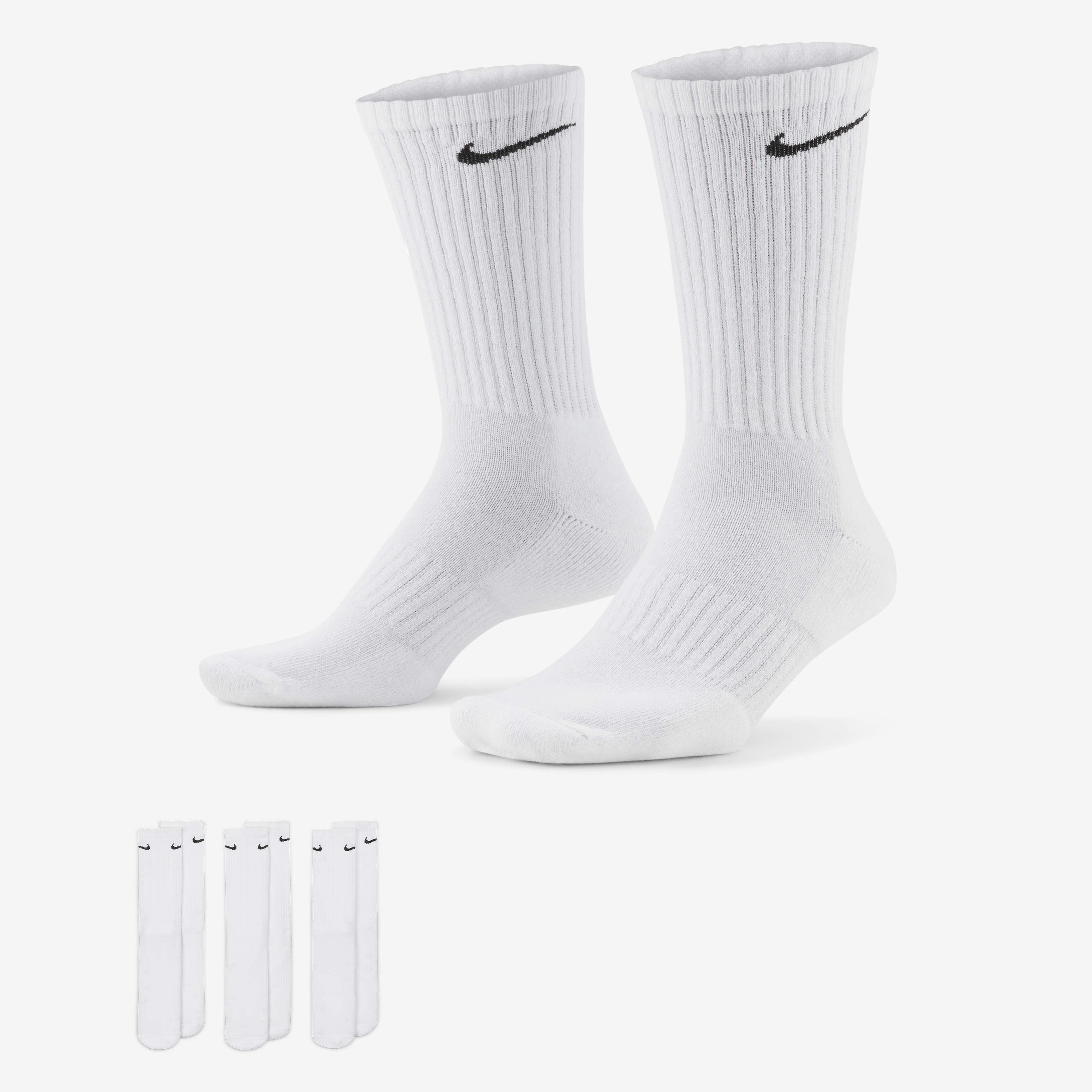 Buy Nike Everyday Cushioned Training Crew Socks 3 Pairs Nike Kuwait Official