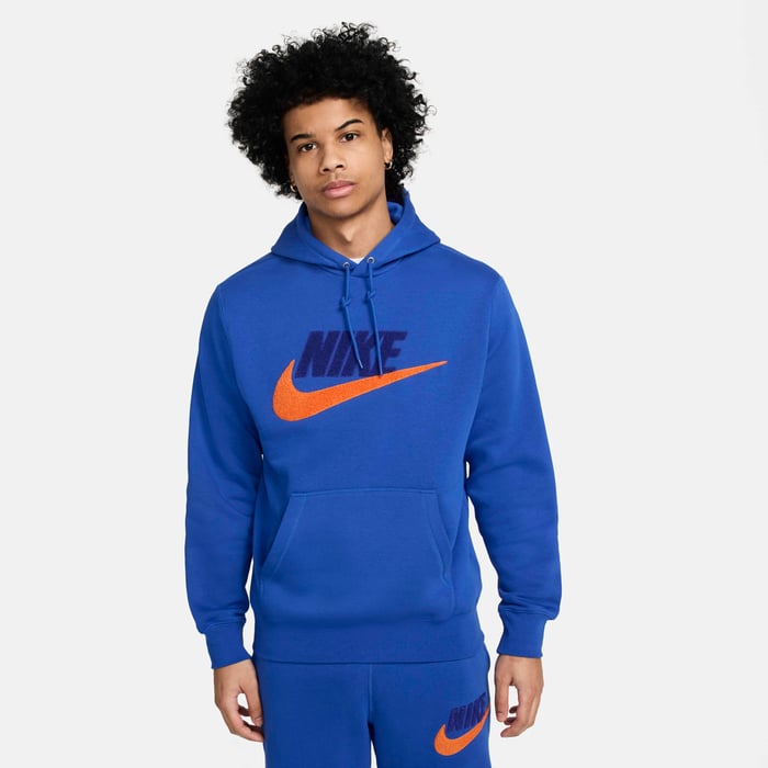 Buy Nike Club Fleece Men's Pullover Hoodie Game Royal/Game Royal