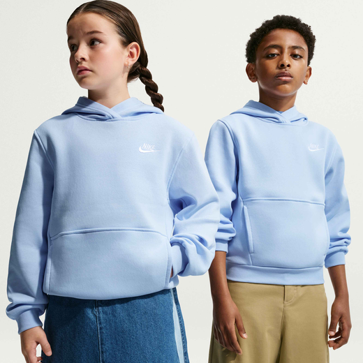 Kids' Hoodies & Sweatshirts-Nike, Nike Sportswear Club Fleece, Older Kids' Pullover Hoodie