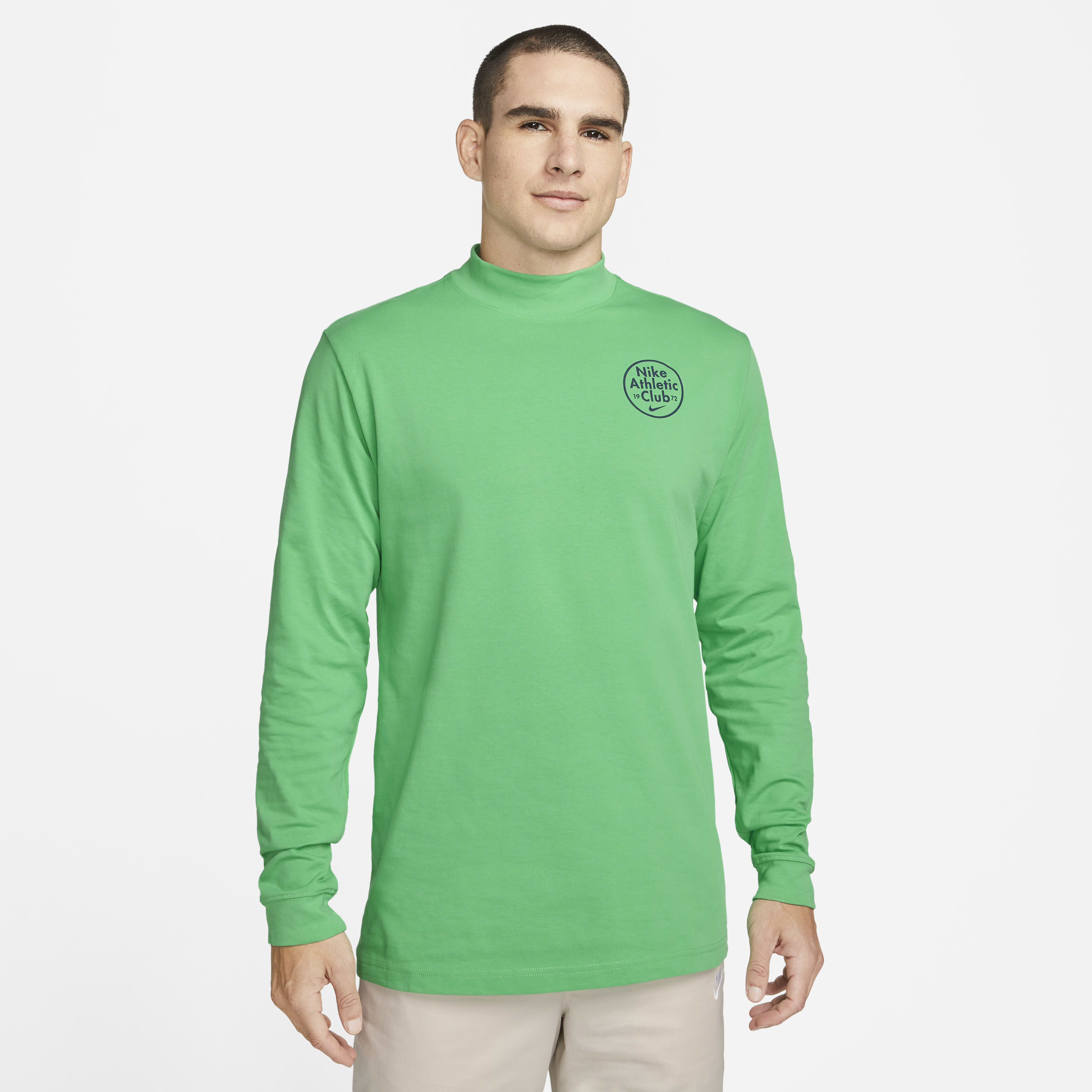 Nike men's long sleeve mock shirt shop