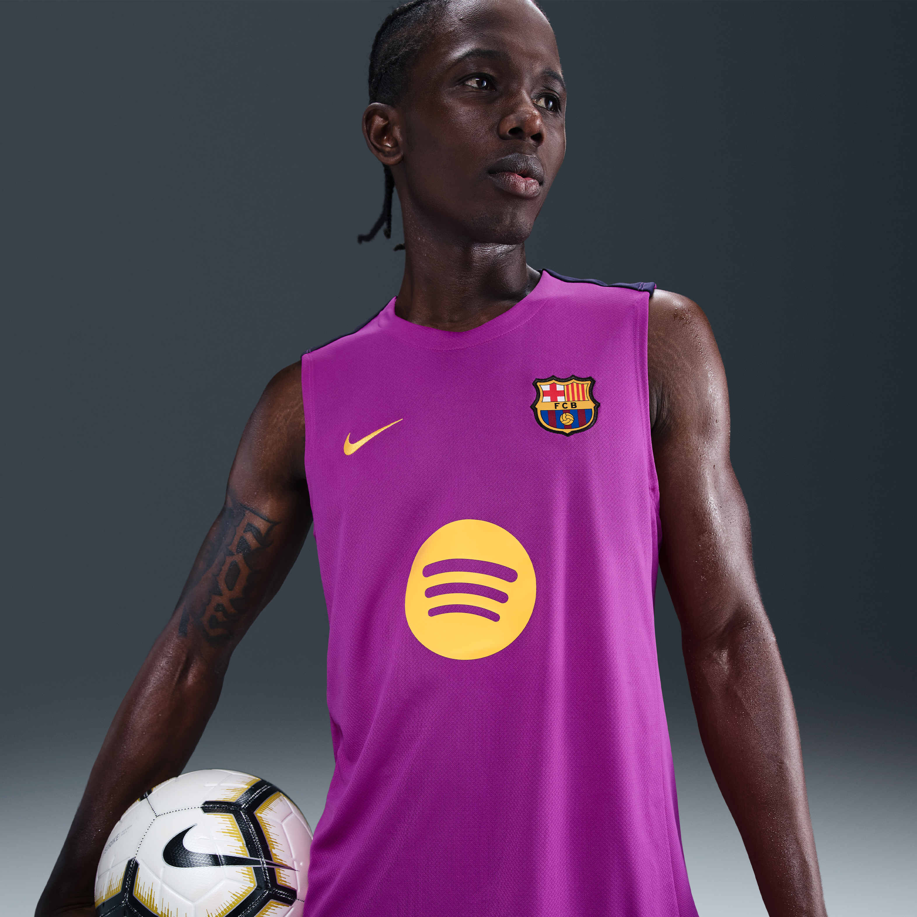 Nike FC Barcelona M　タンクトップ Barcelona Nike 2023/24 Strike Tank Top - Tan