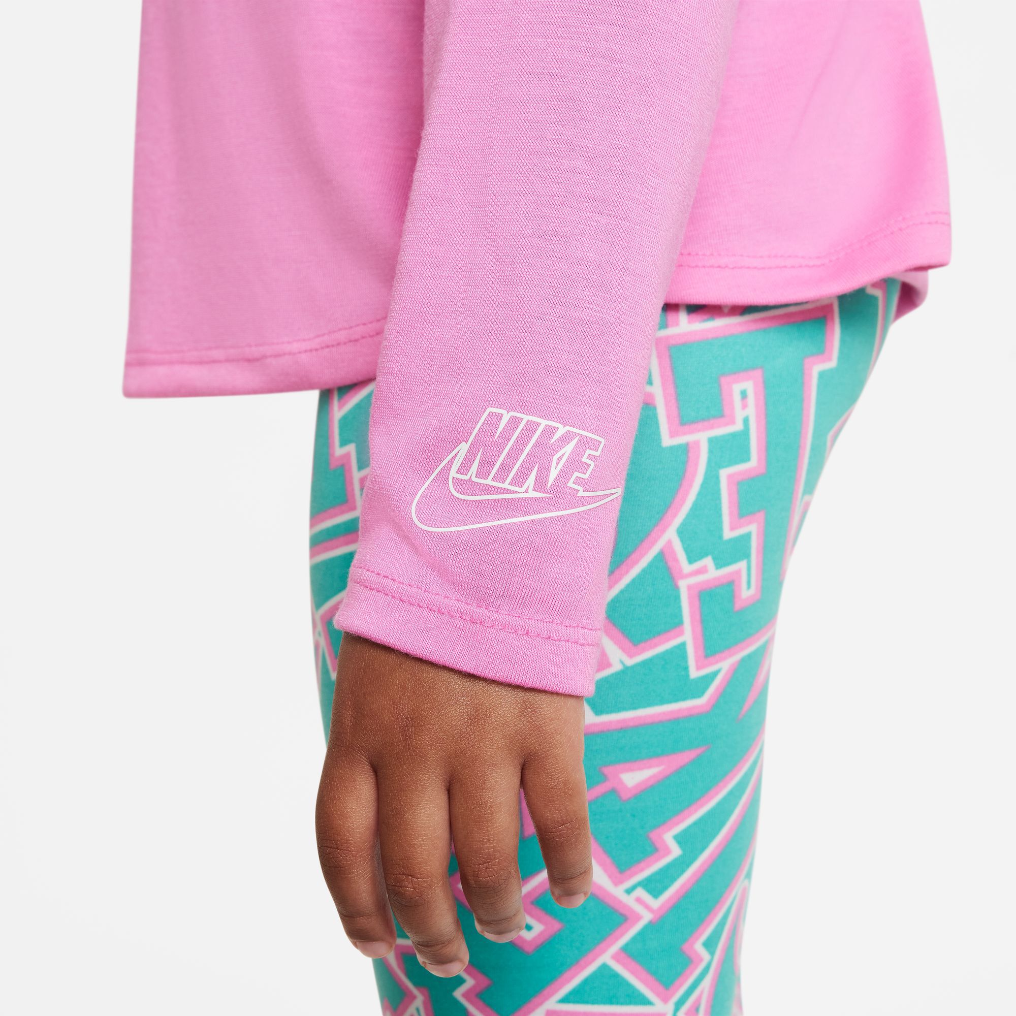 Nike Notebook Print Long Sleeve Knit Top image number 2